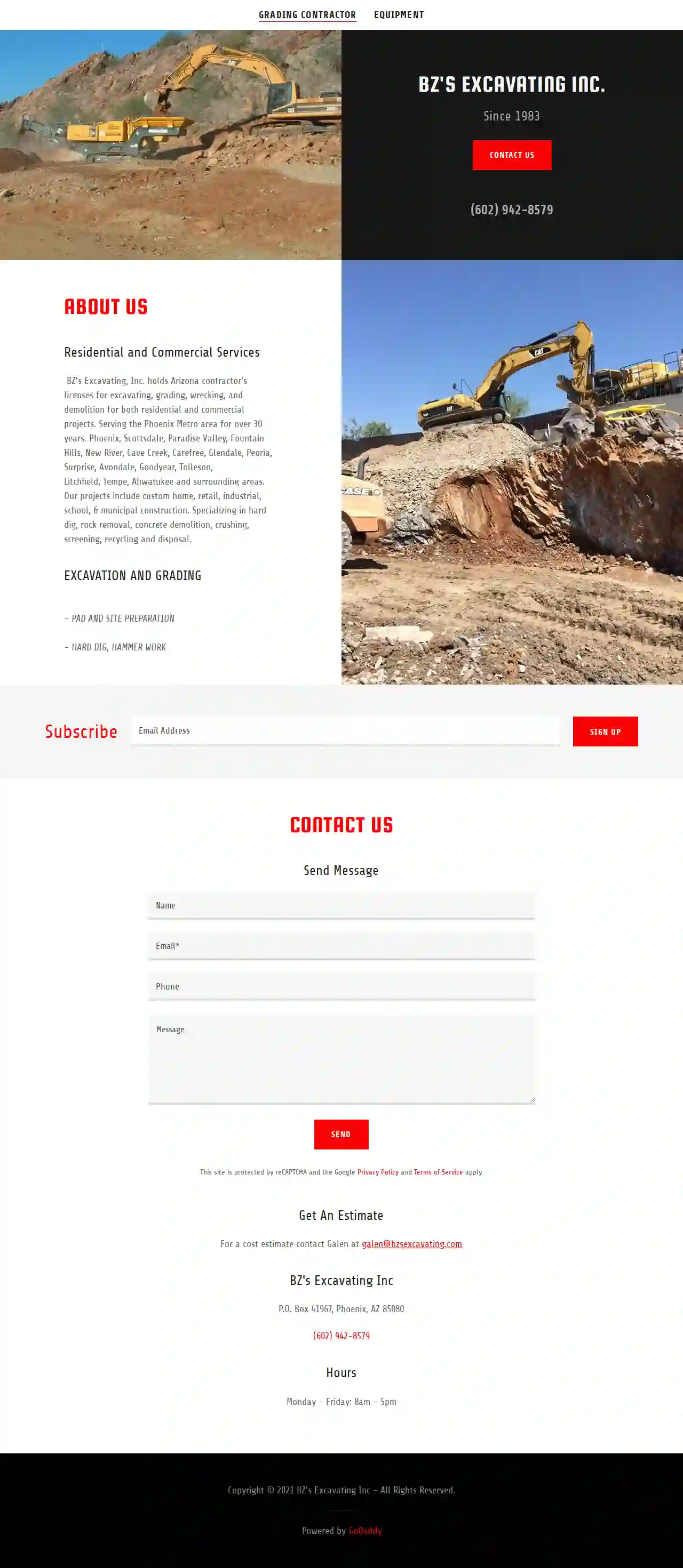 BZ's Excavating,Inc.