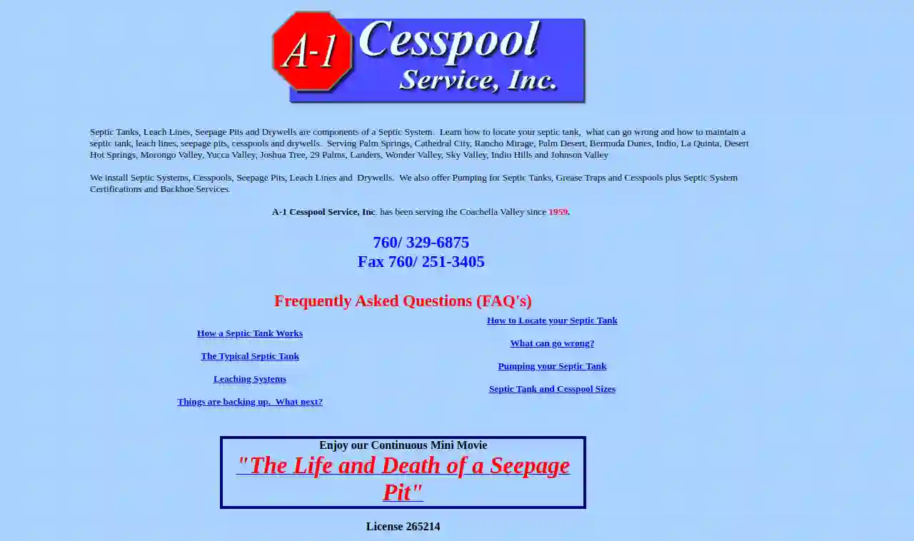 A-1 Cesspool Services Inc