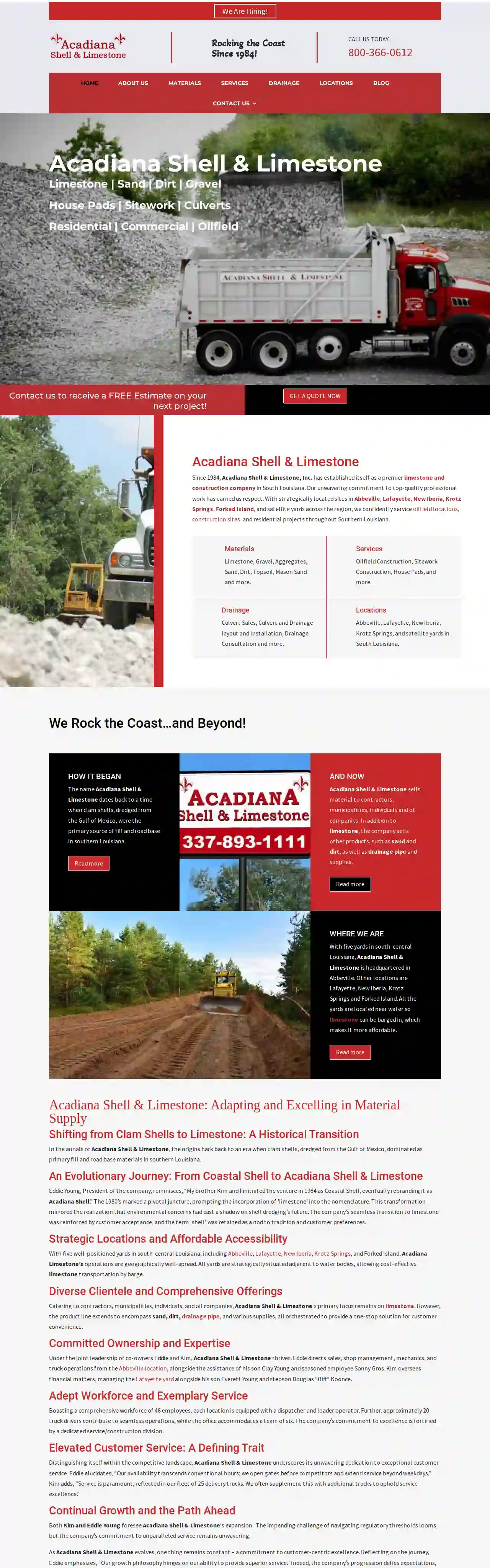 Acadiana Shell & Limestone, Inc.