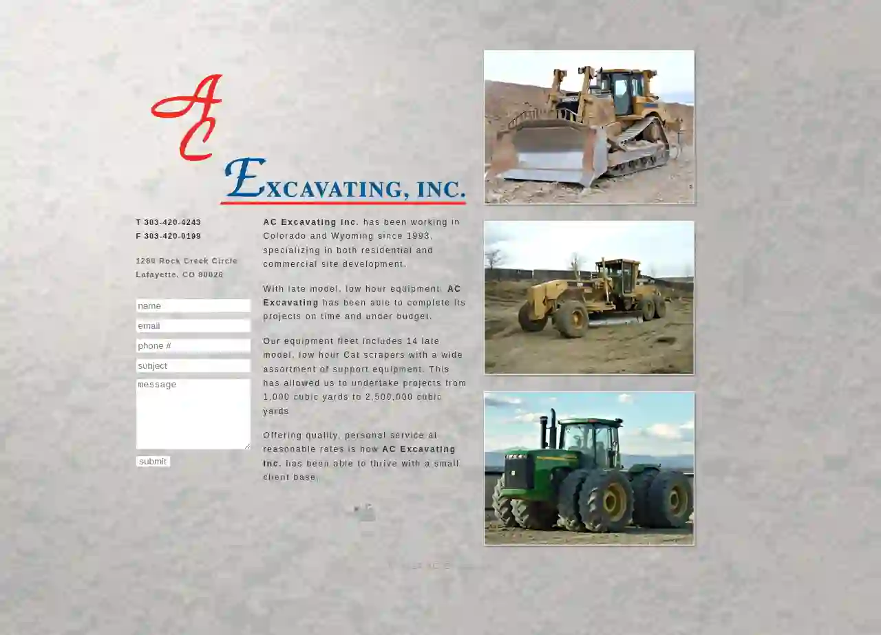 AC Excavating, Inc.'s