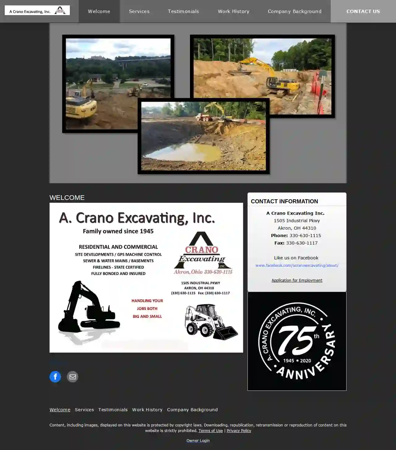 A Crano Excavating Inc