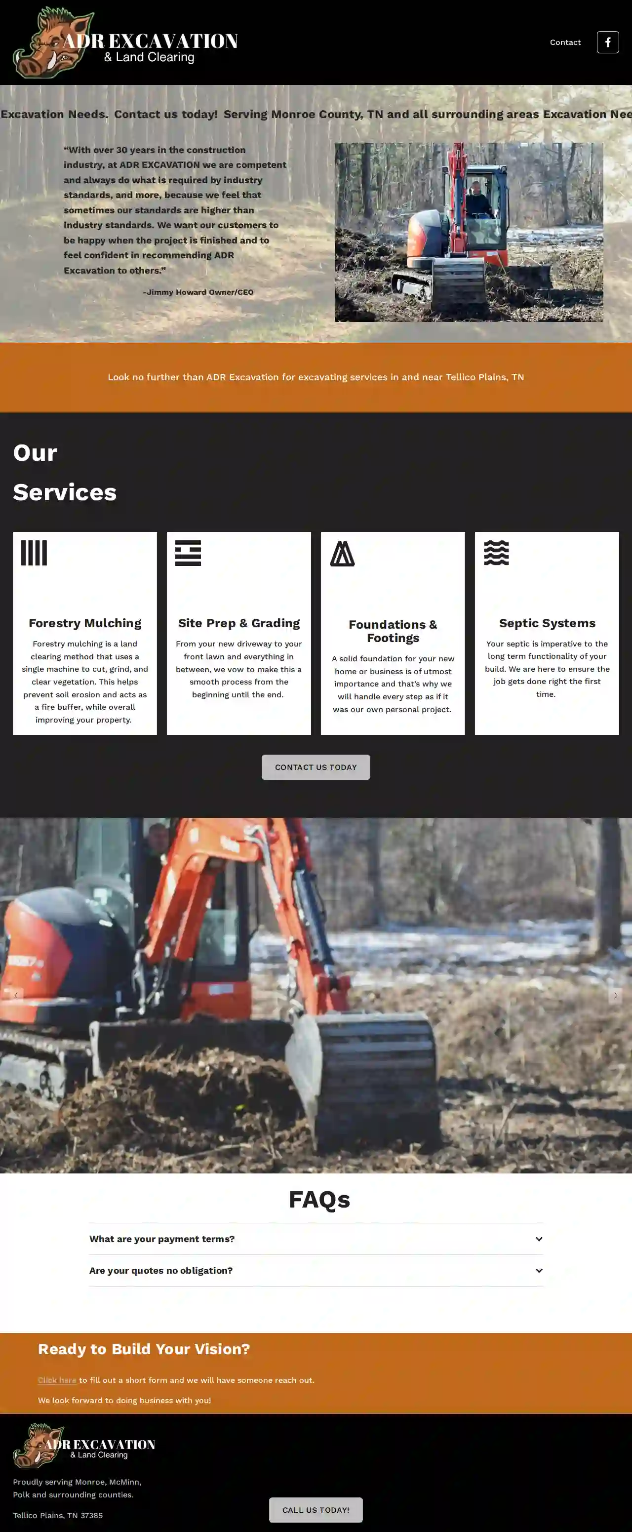 ADR Excavation & Land Clearing