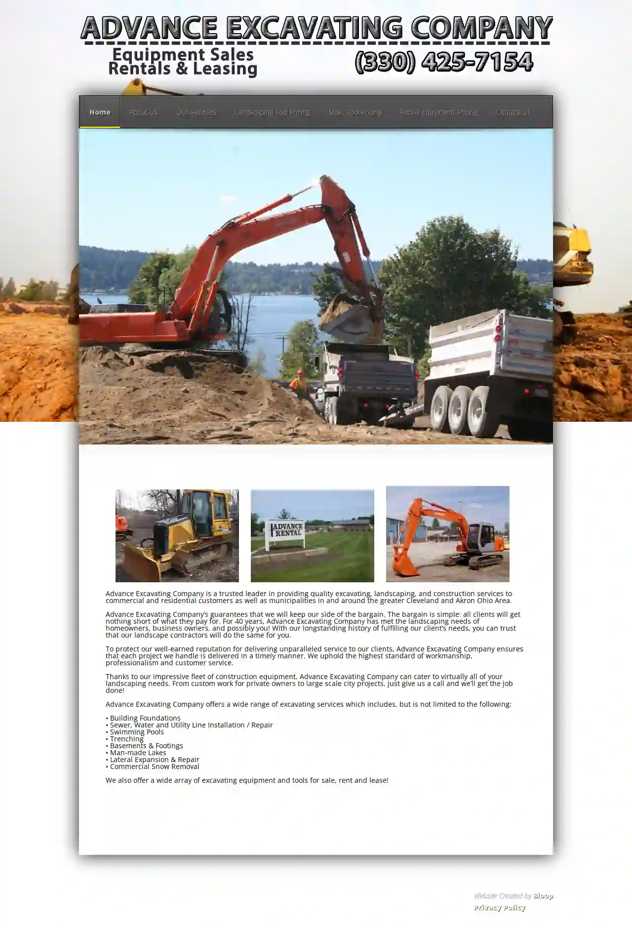 Advance Excavating Company