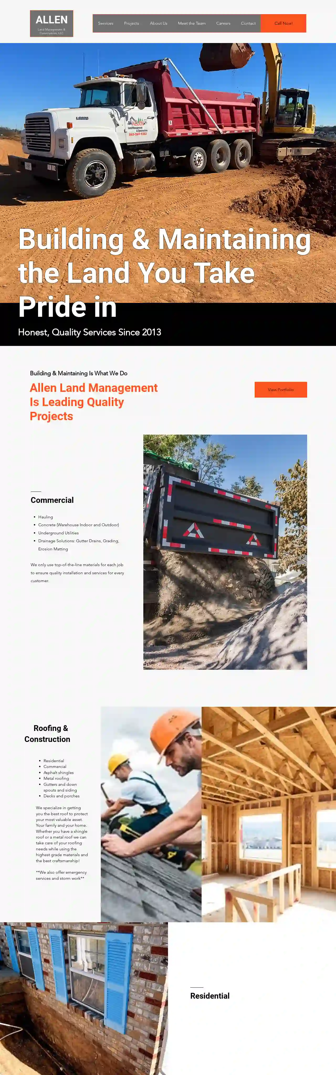 Allen Land Management & Construction, LLC