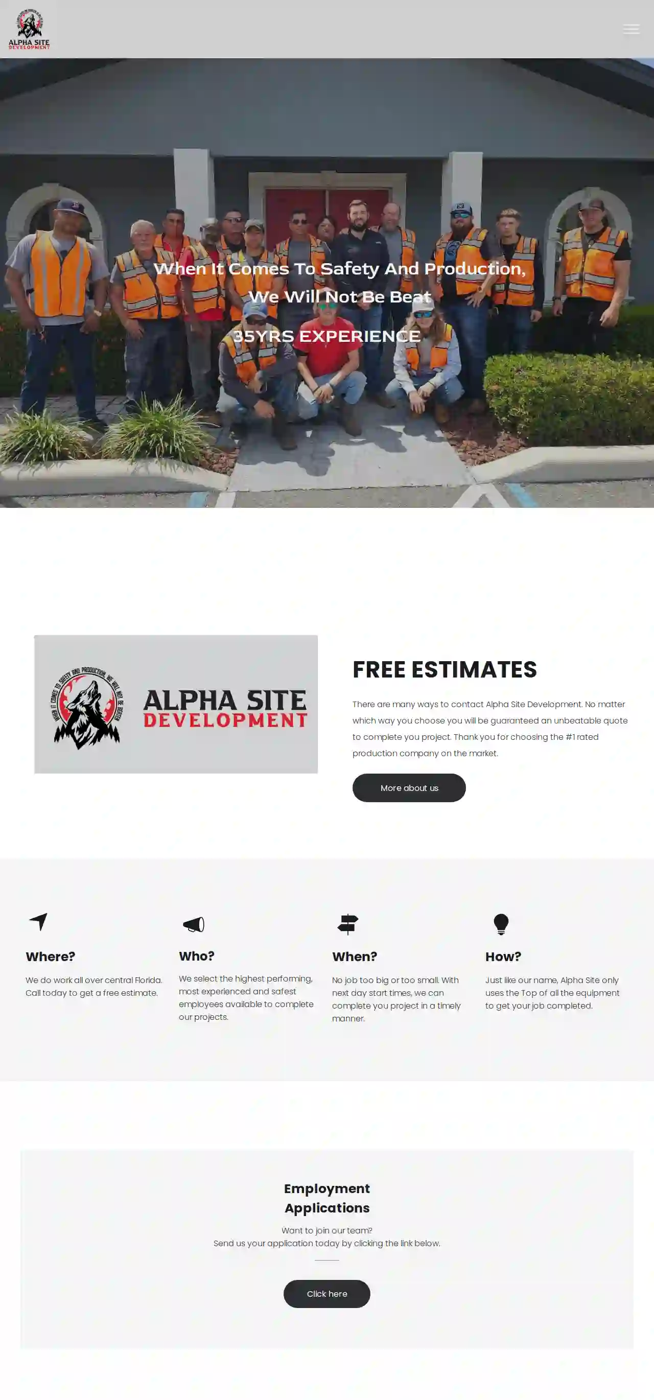 Alpha Site Development