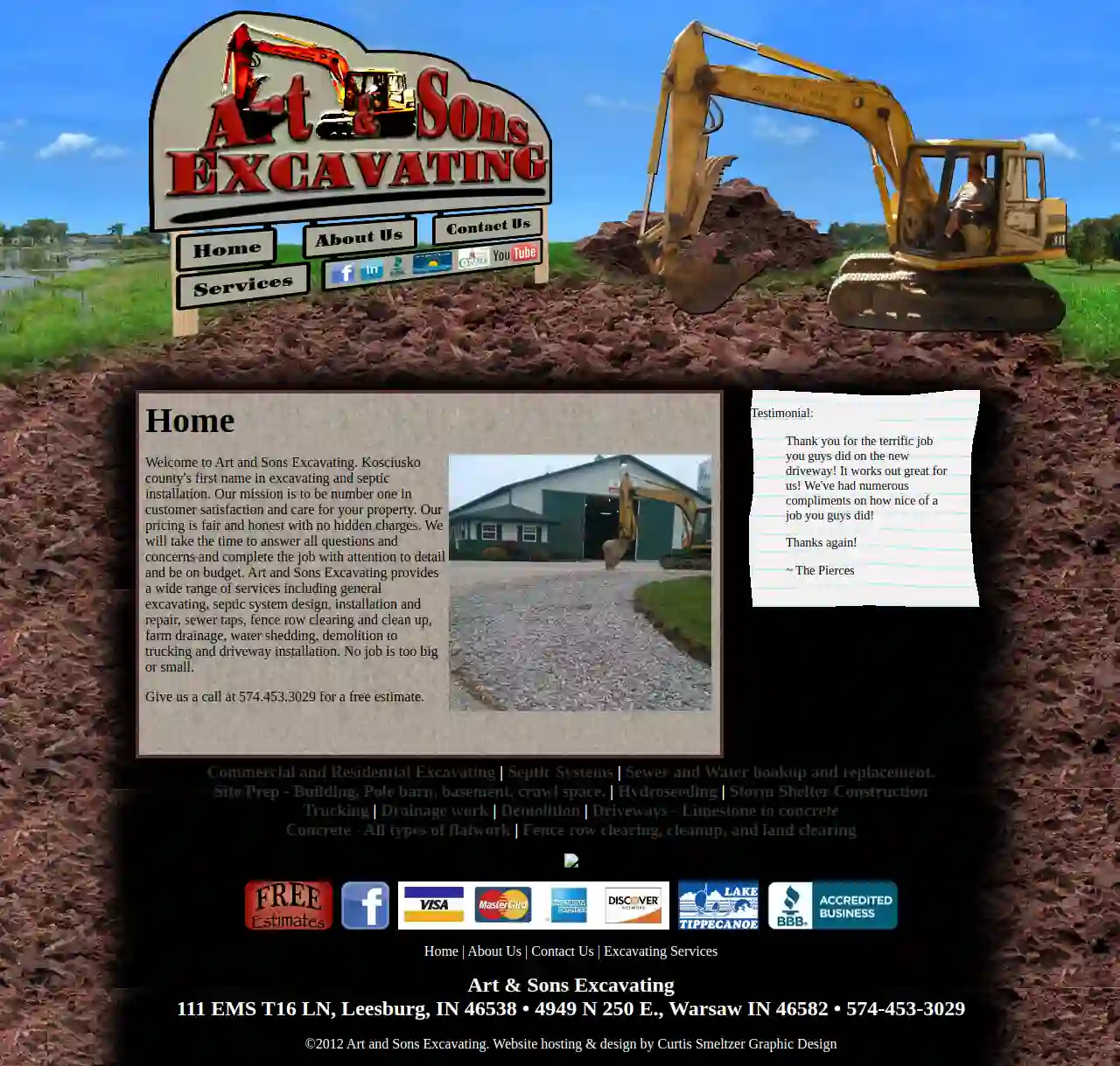 Art & Sons Excavating llc