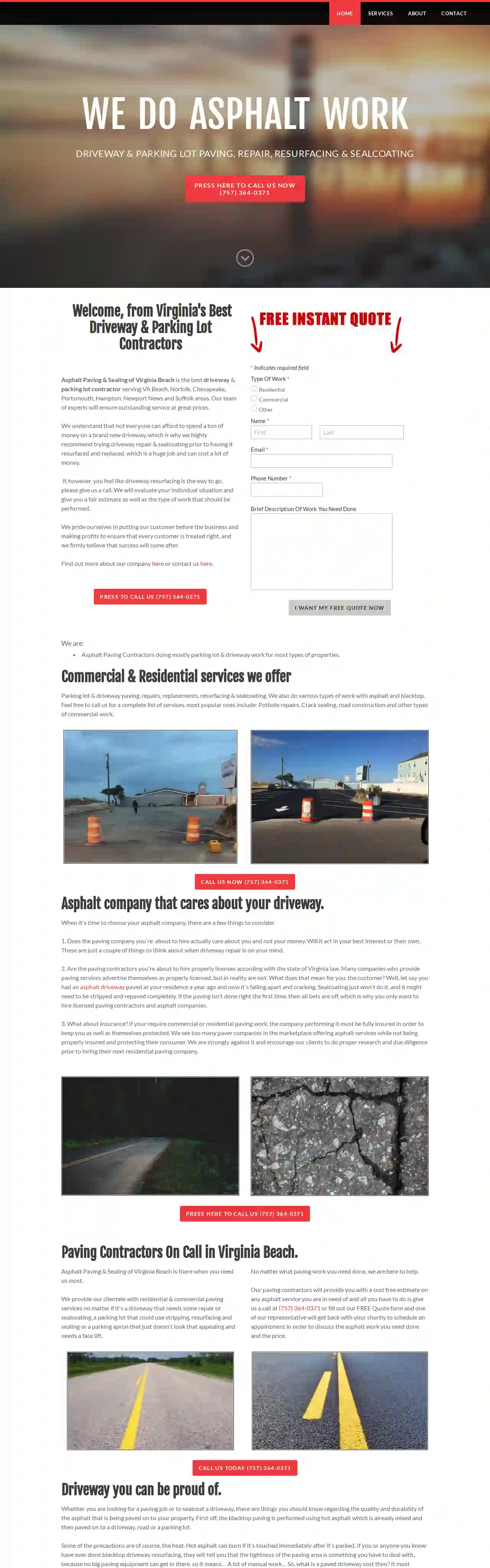 Asphalt Paving & Sealing of Virginia Beach