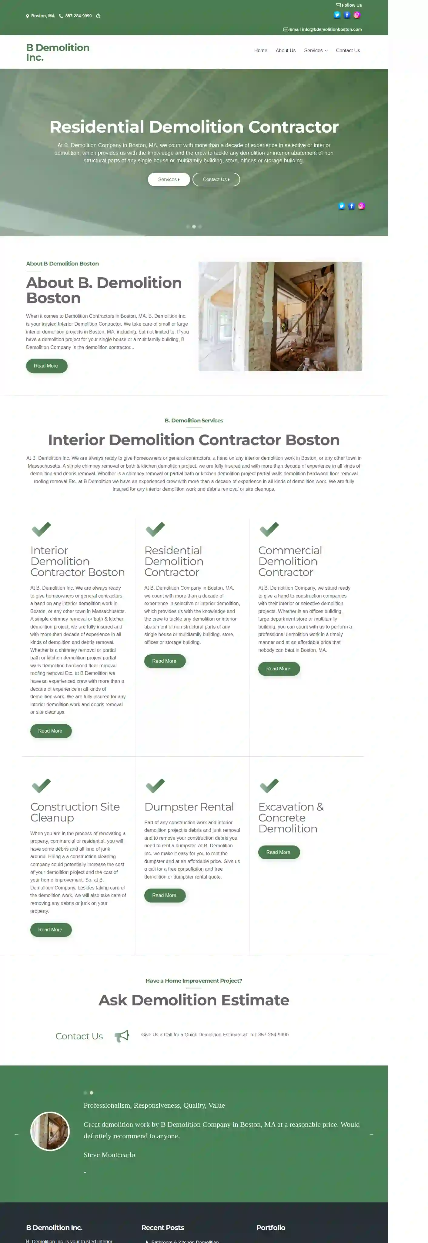 B Demolition Co.