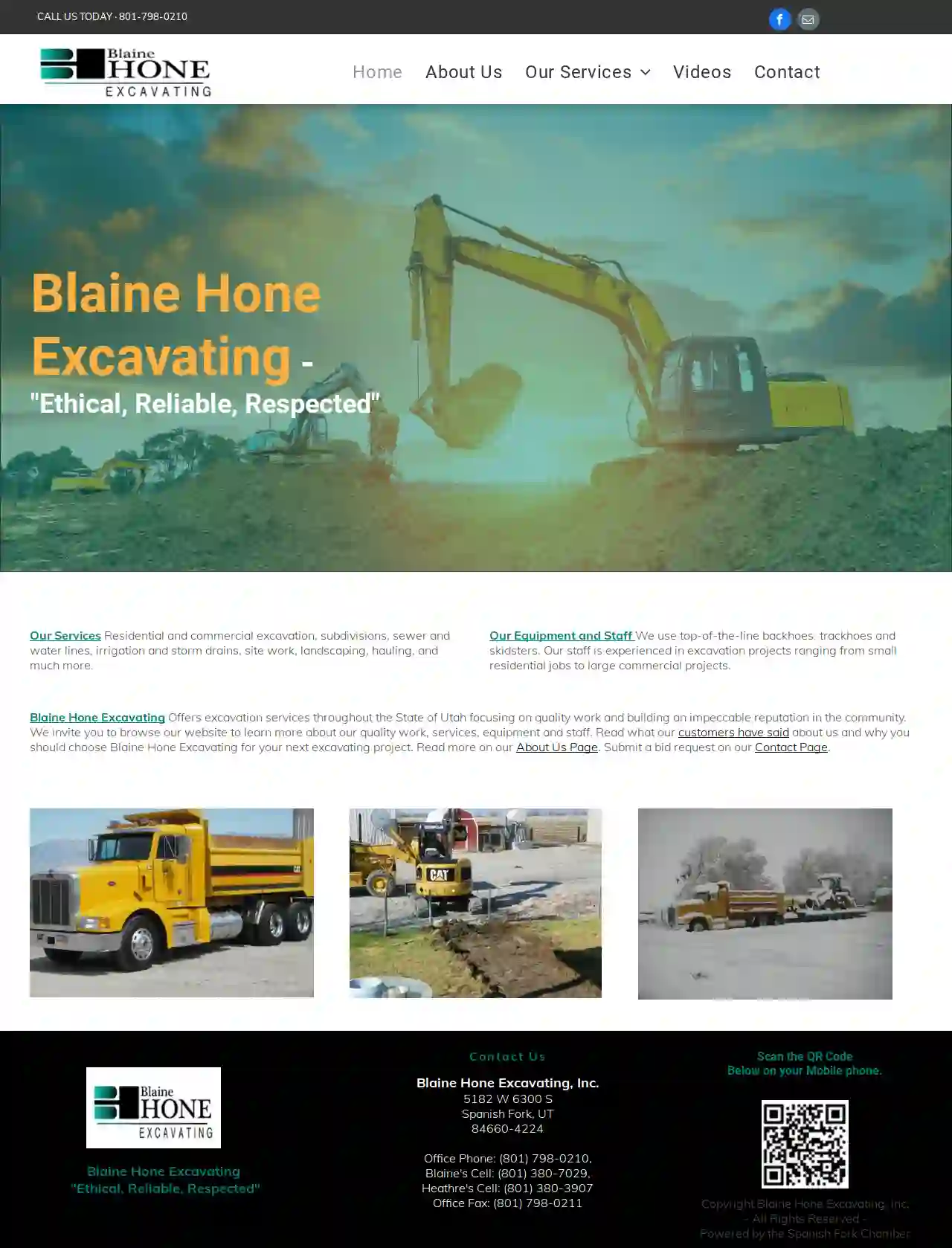 Blaine Hone Excavating Inc