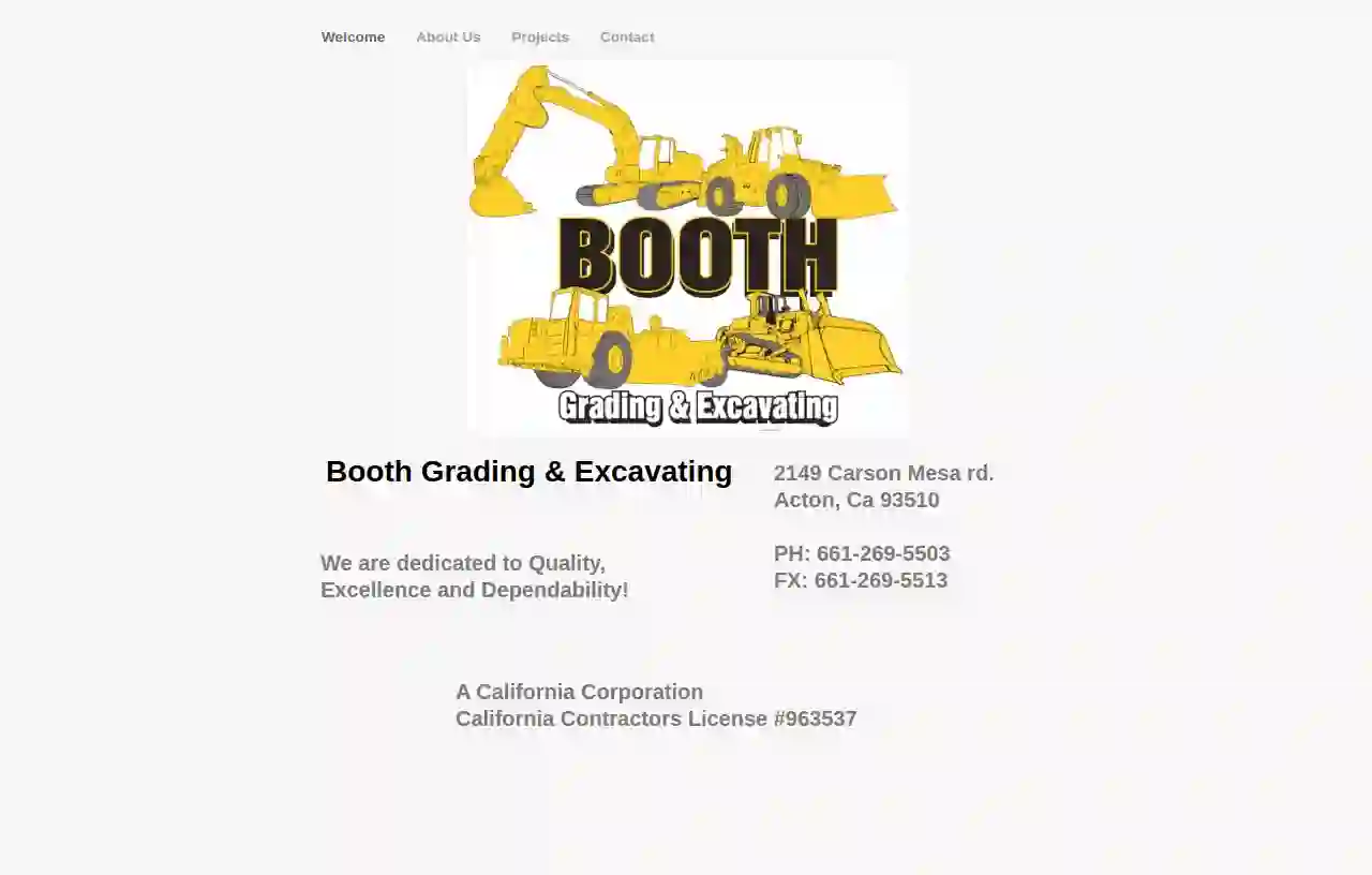 Booth Grading & Excavating