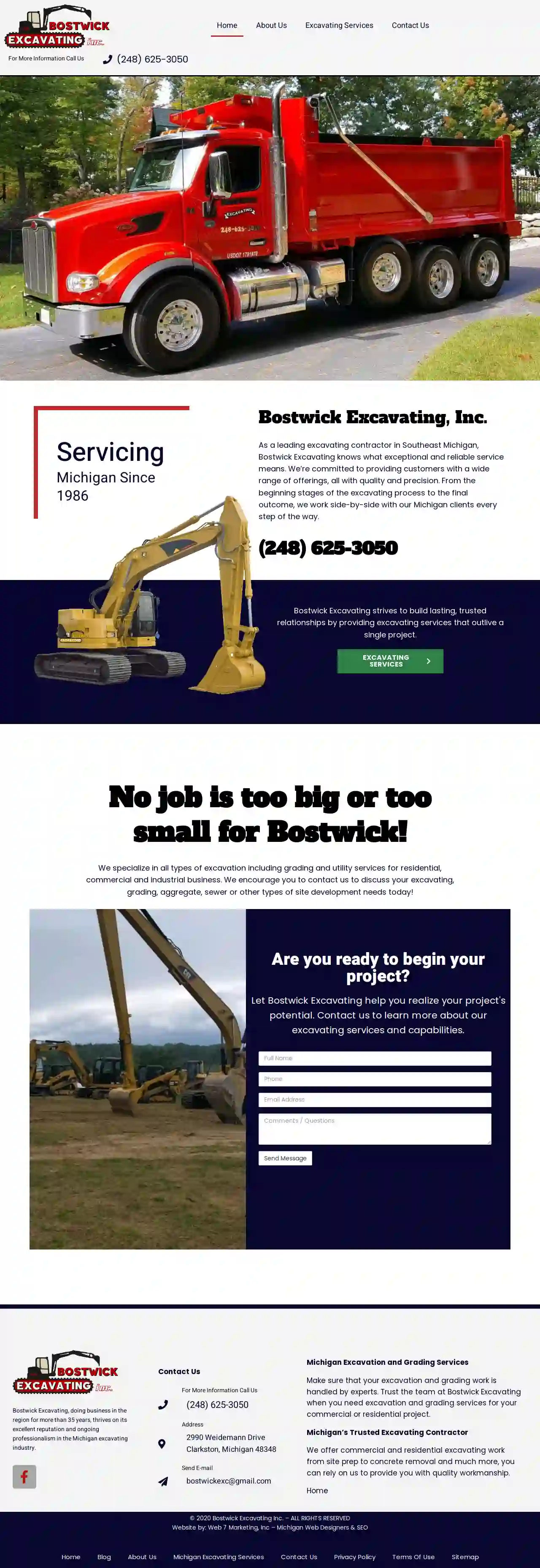 Bostwick Excavating Inc