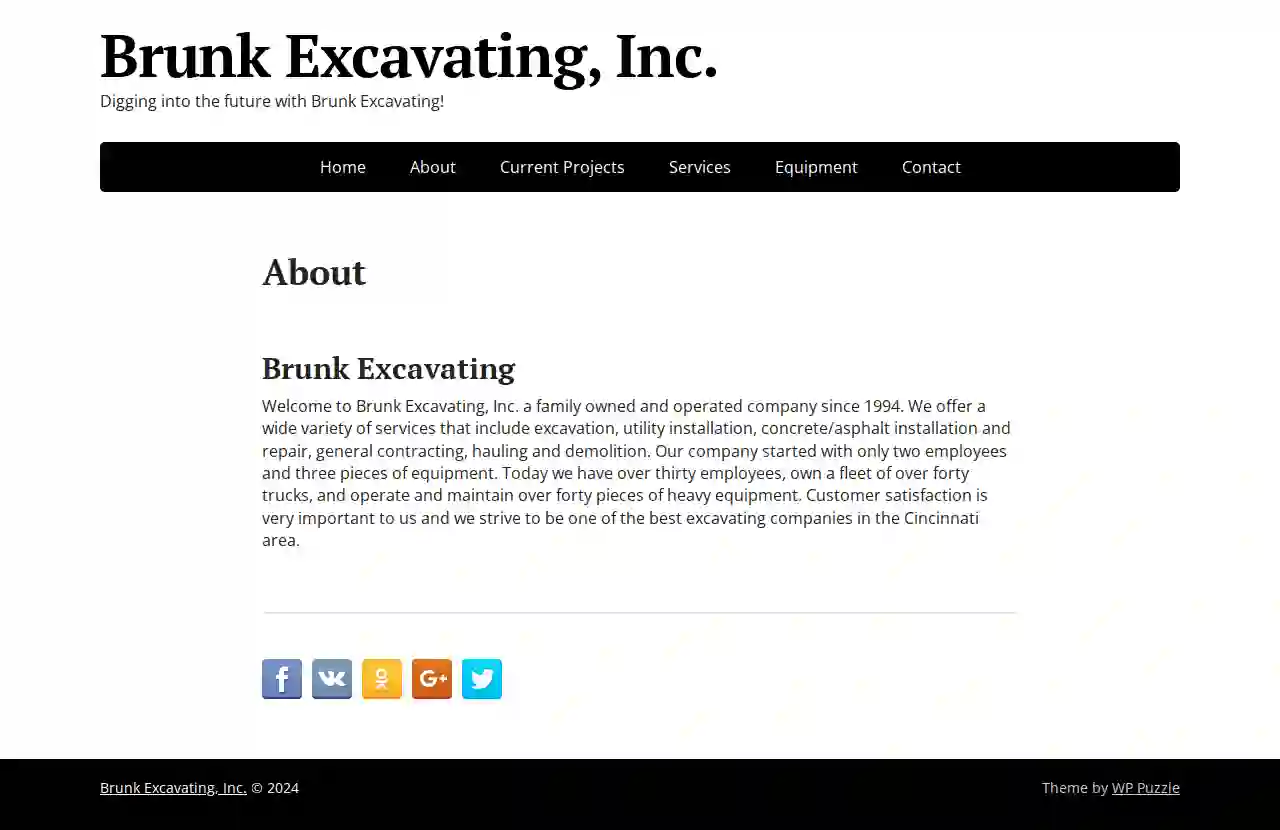 Brunk Excavating Inc