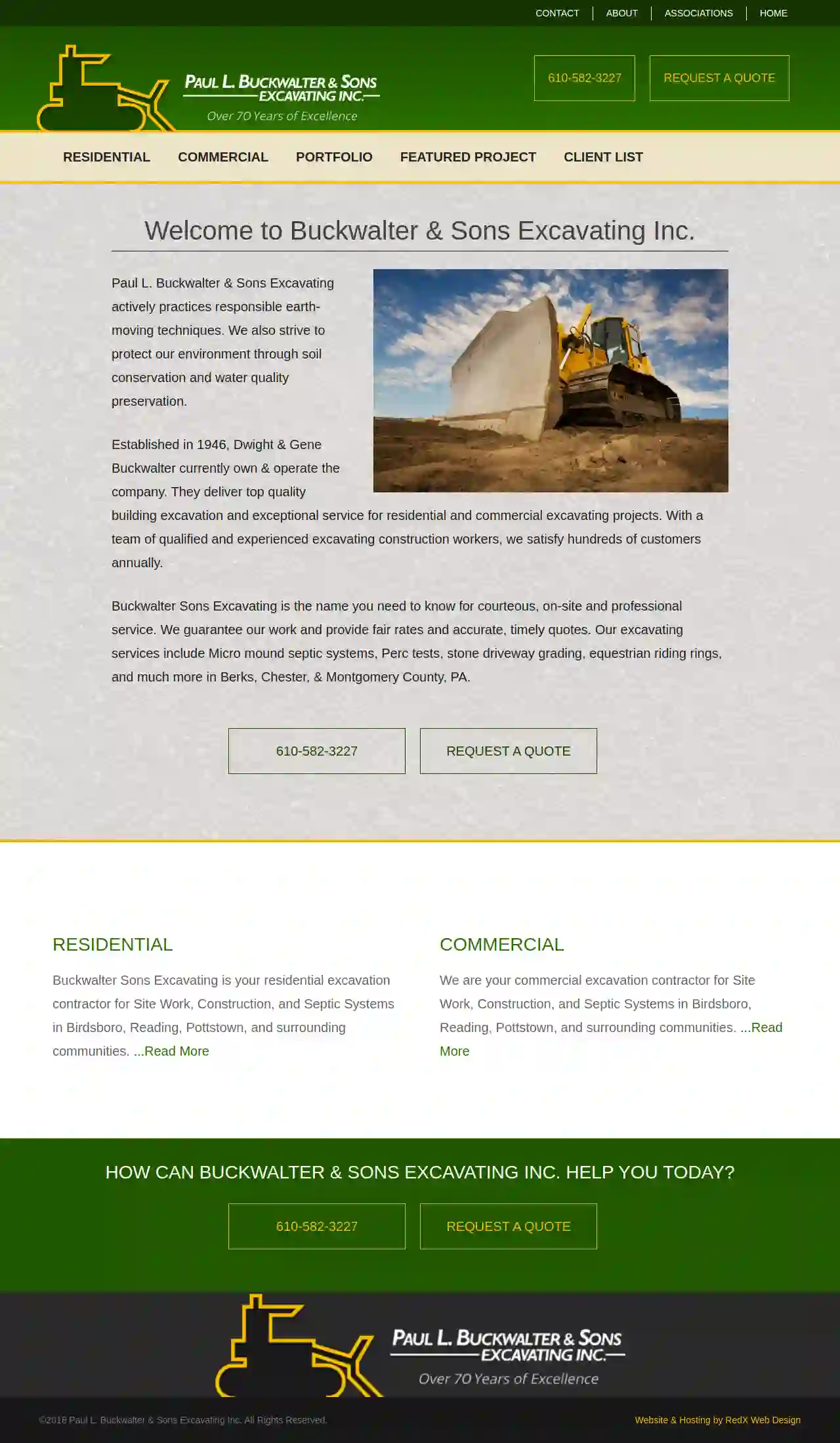 Paul L Buckwalter & Sons Excavating Inc