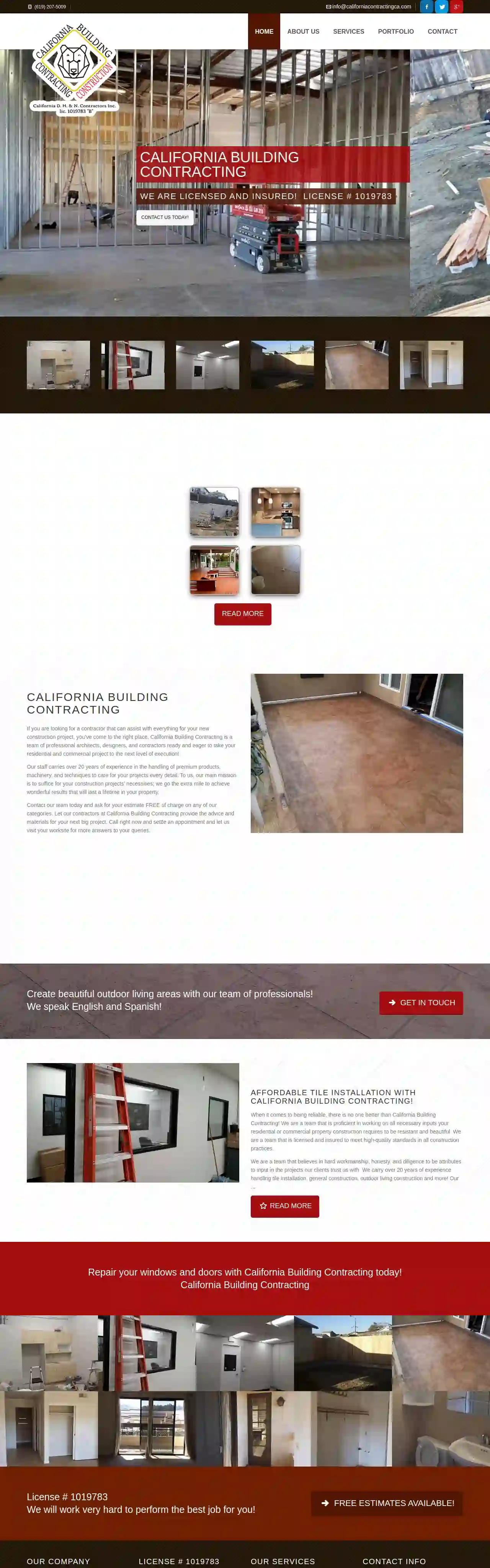 California Building Contracting