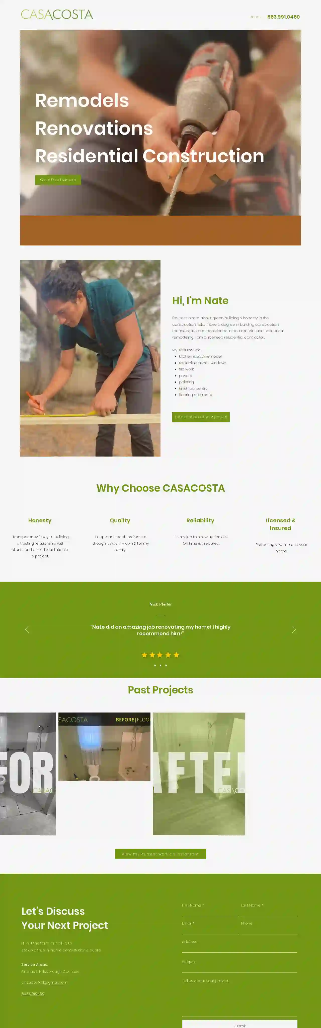 CASACOSTA Residential Construction