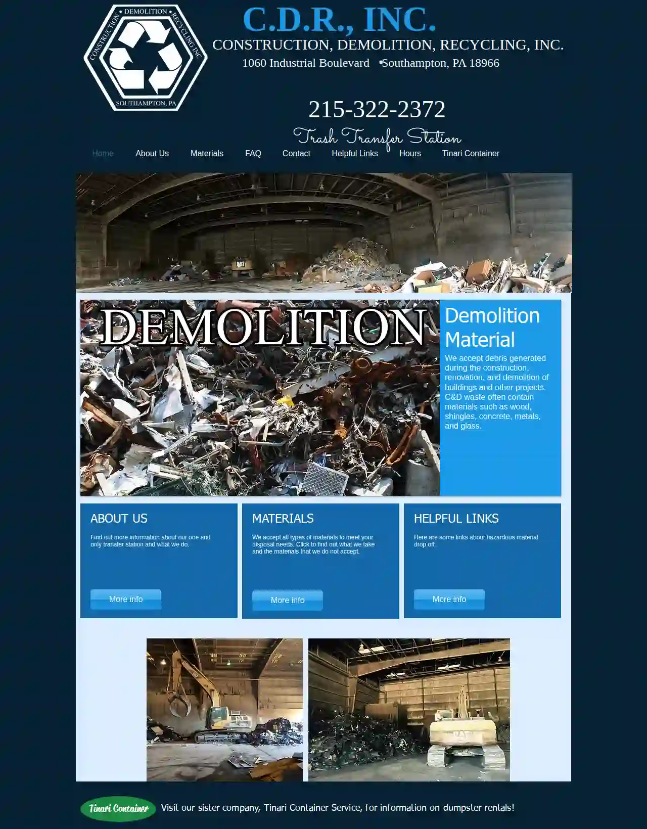 Construction, Demolition, Recycling, Inc. (C.D.R., Inc.)