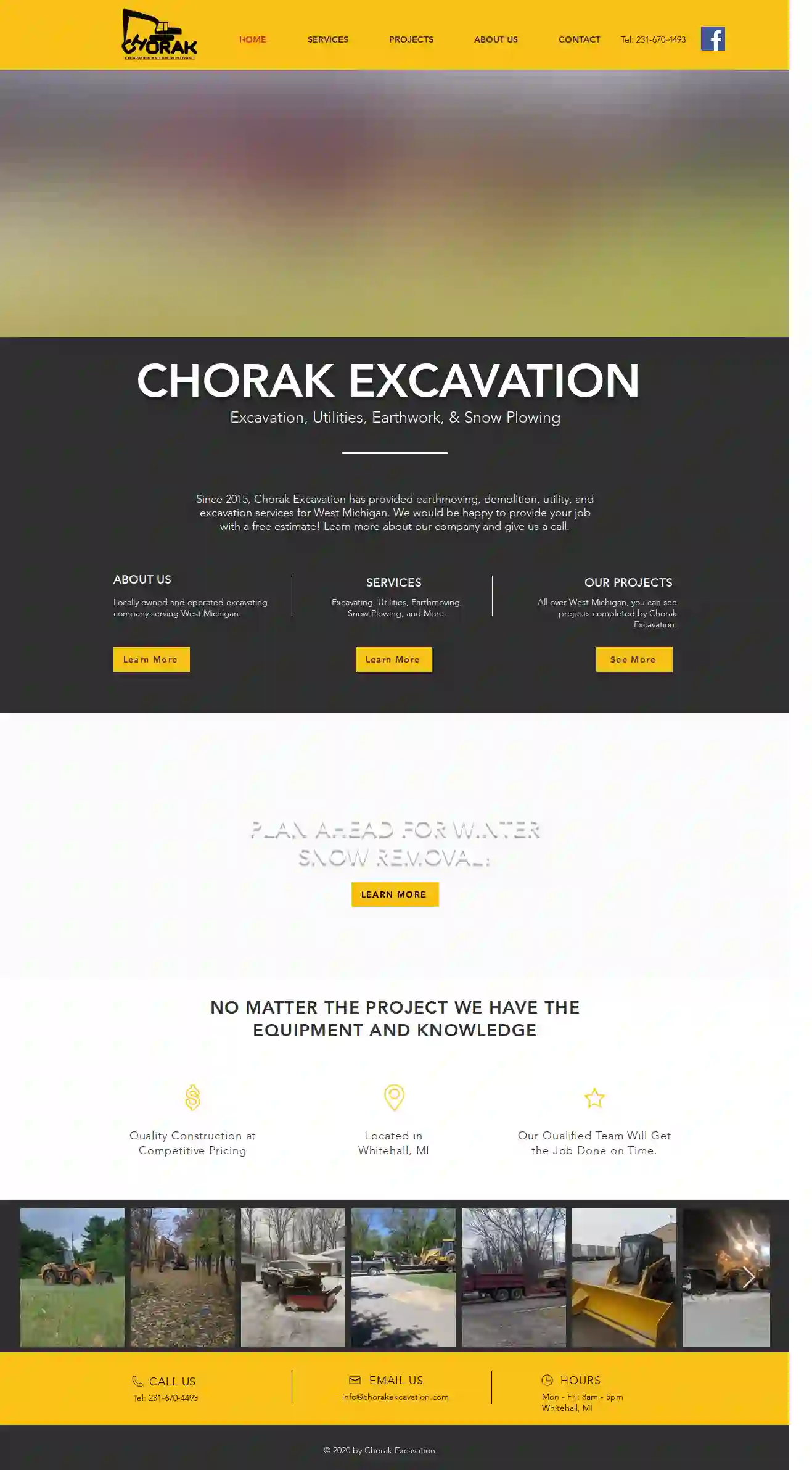 Chorak Excavation & Snow Plowing