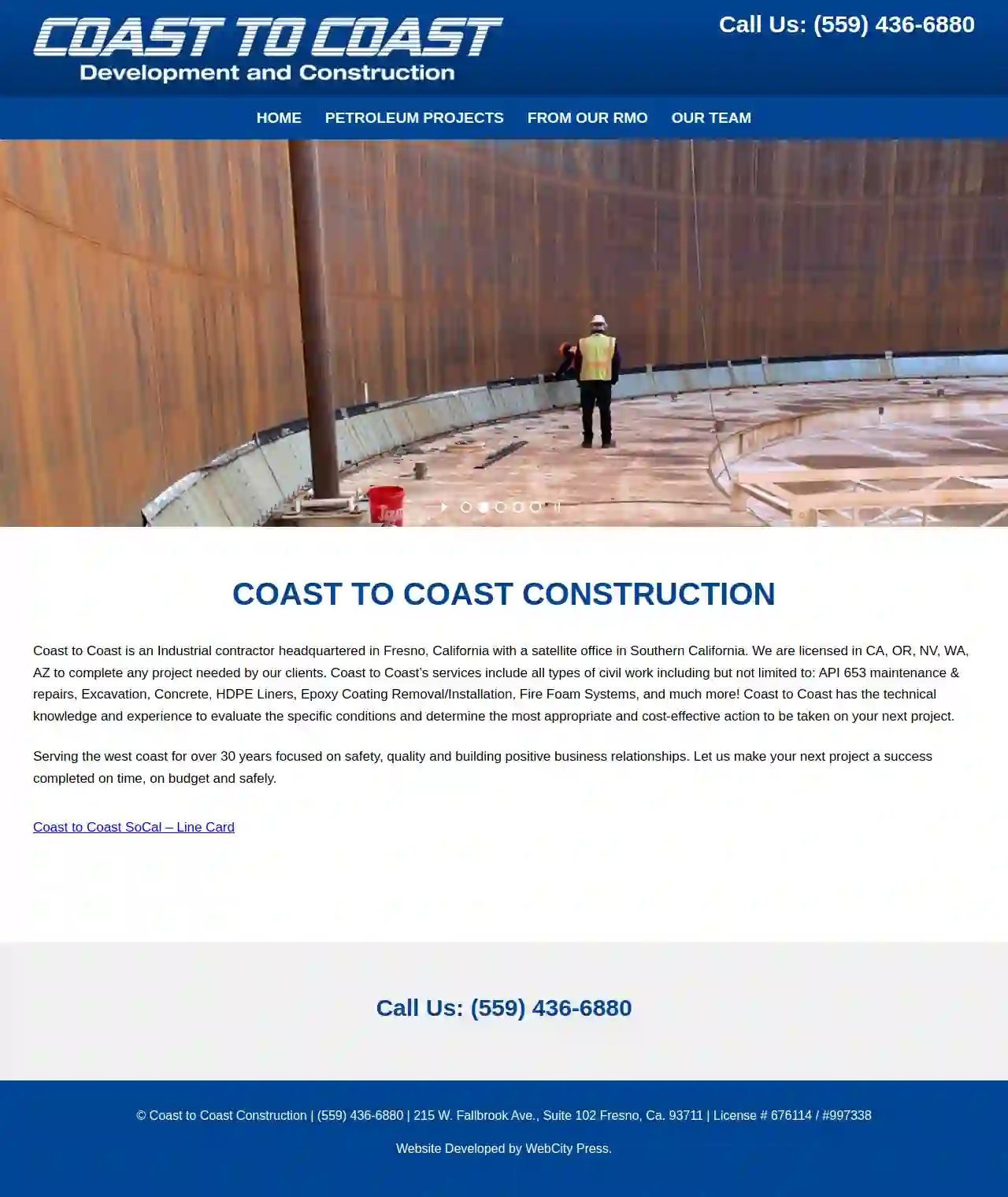 Coast to Coast Dev Construction