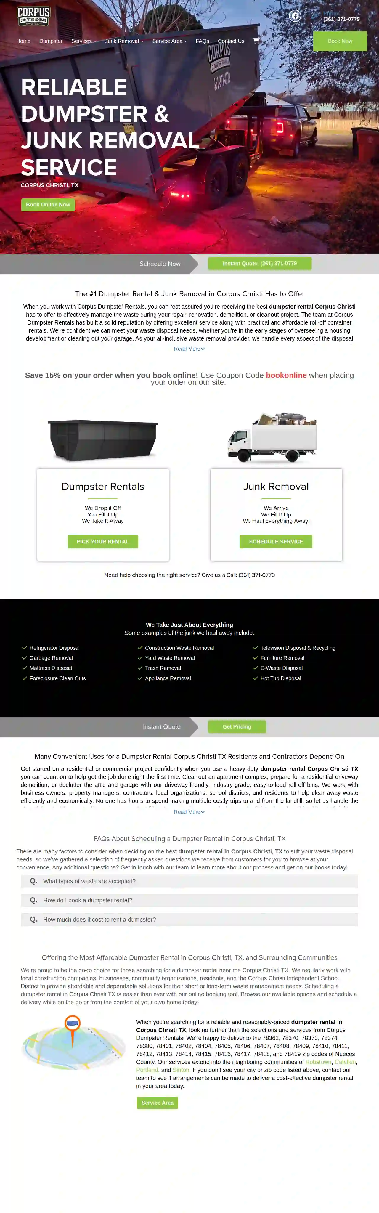 Corpus Dumpster Rentals LLC