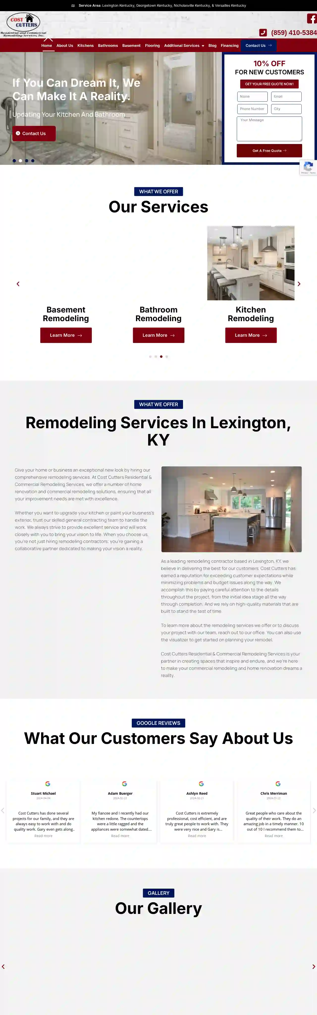 Cost Cutters Residential & Commercial Remodeling Services, Inc.