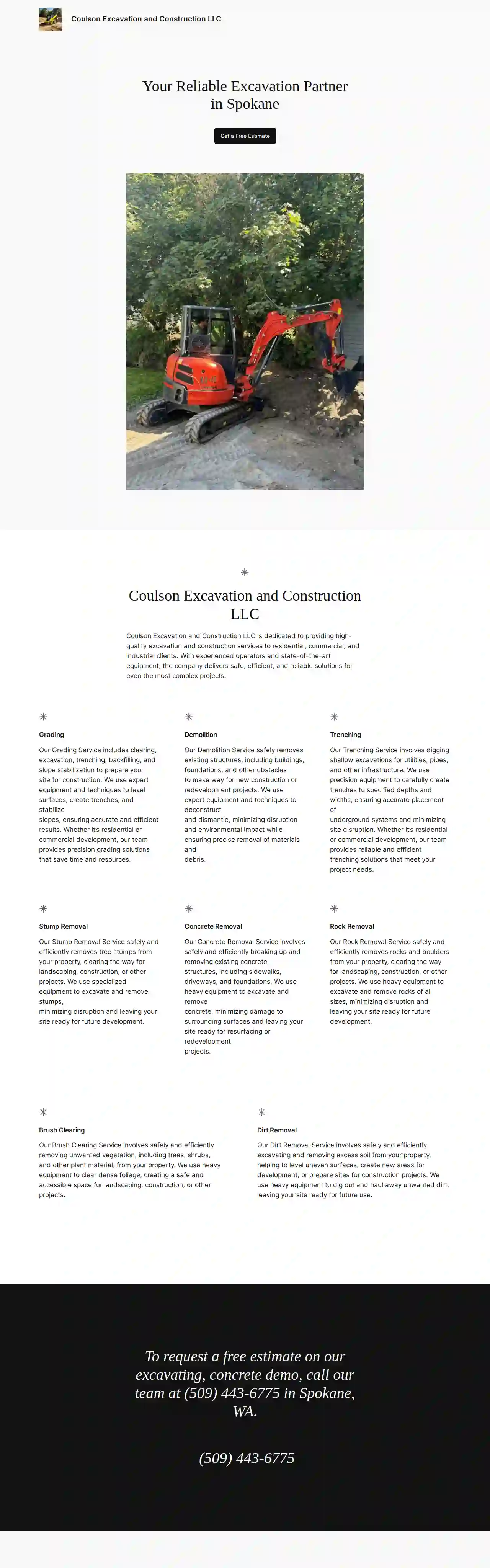 Coulson Excavation and Construction LLC