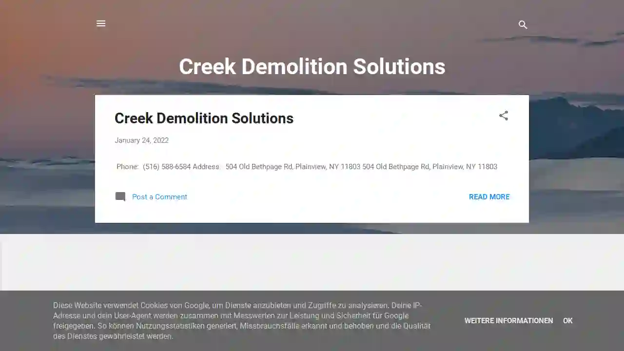 Creek Demolition Solutions