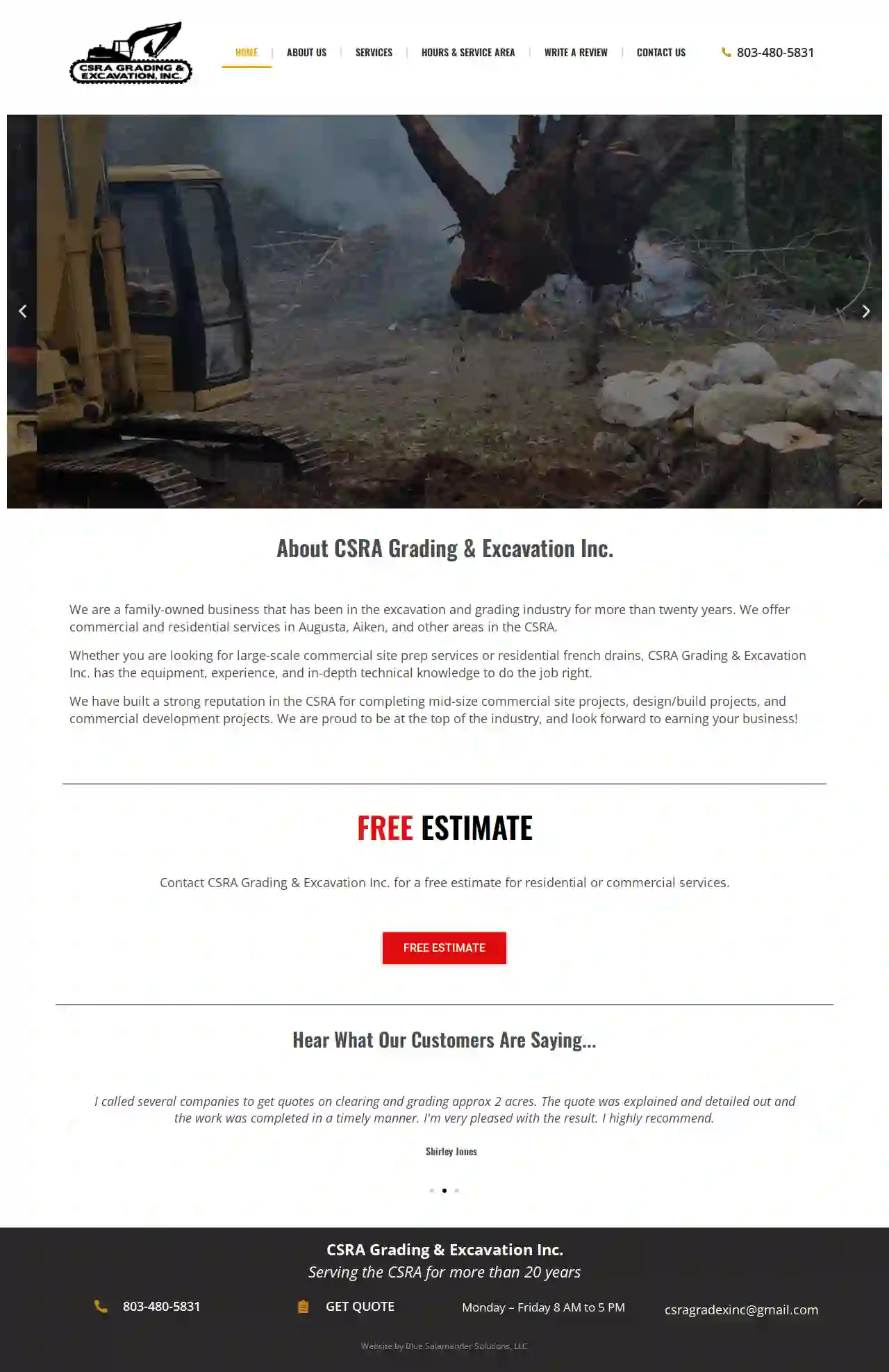 CSRA Grading and Excavation Inc.