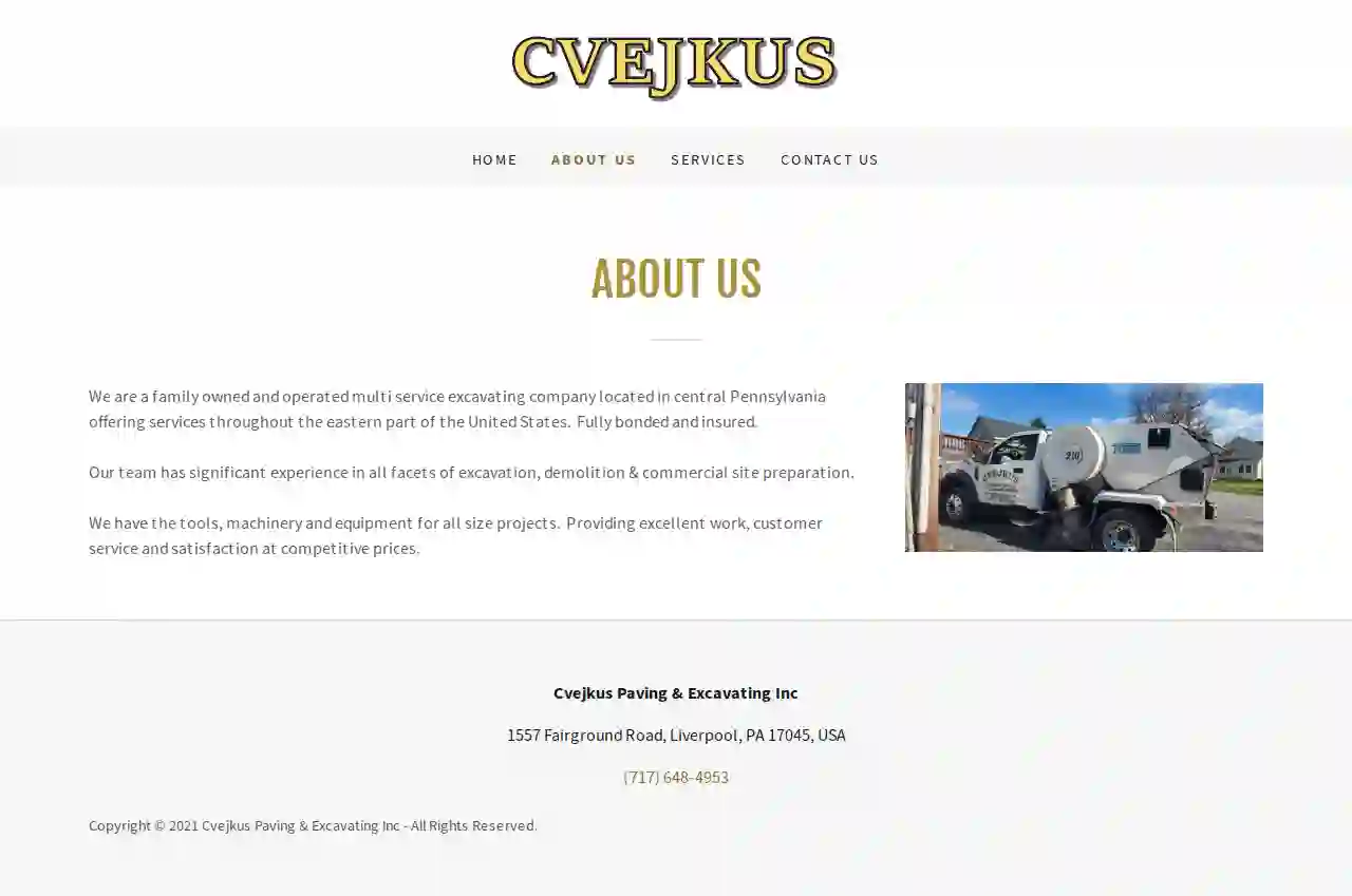 Cvejkus Paving & Excavating Inc