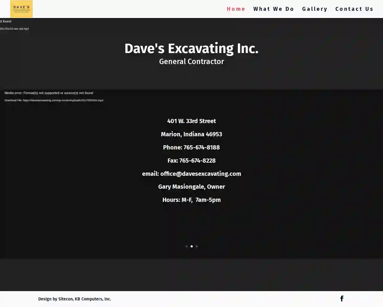 Dave's Excavating Inc