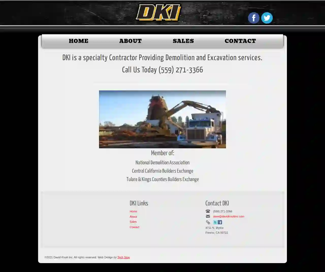 DKI David Knott Inc.- Fresno Demolition and Excavation Contractor