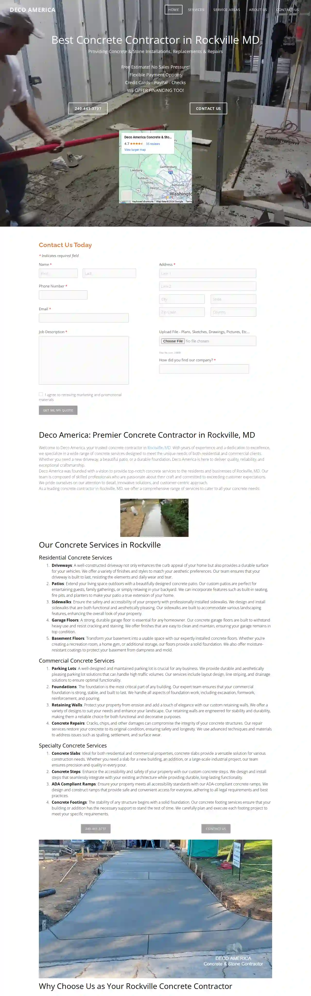 Deco America Concrete & Stone Contractor