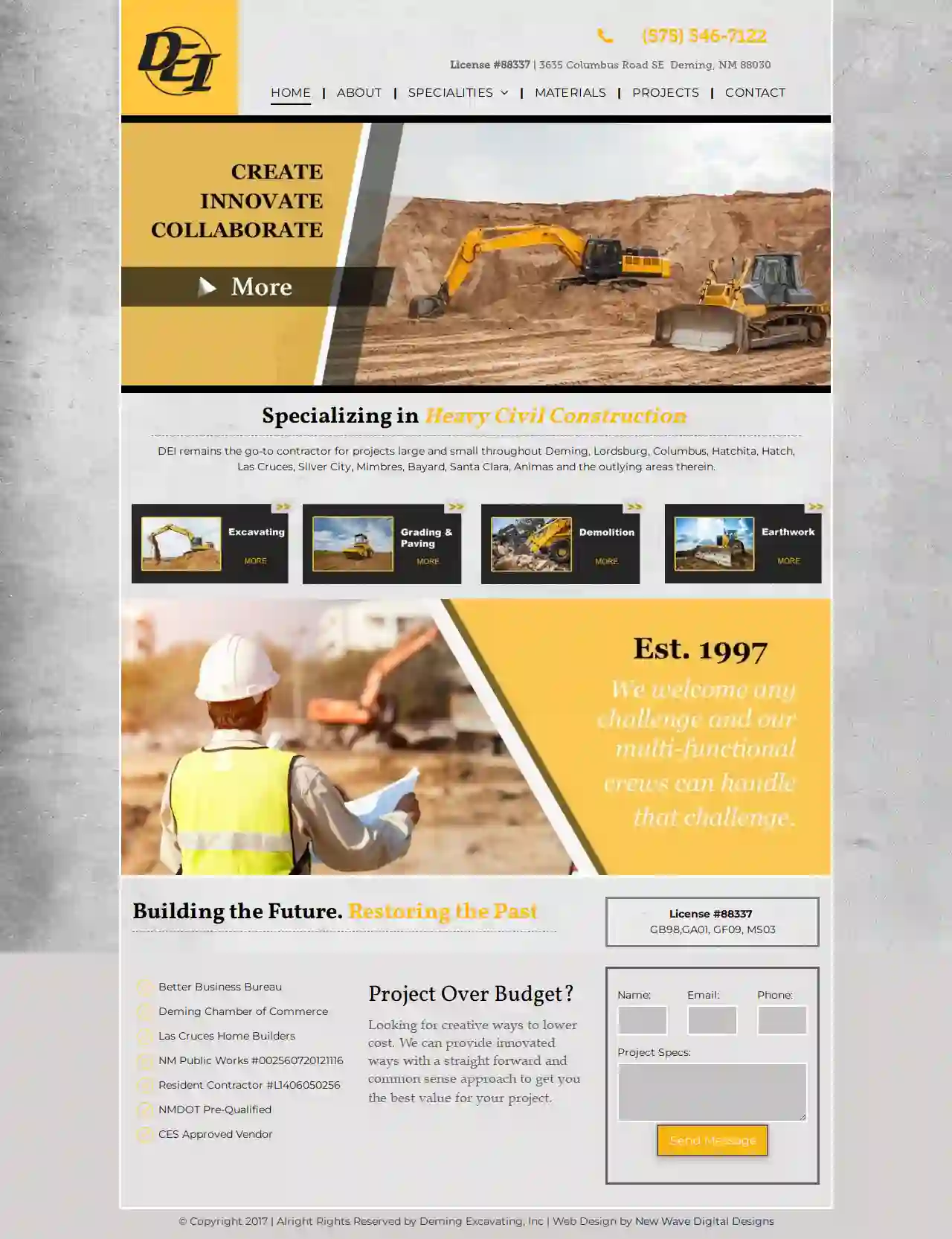 Deming Excavating, Inc.