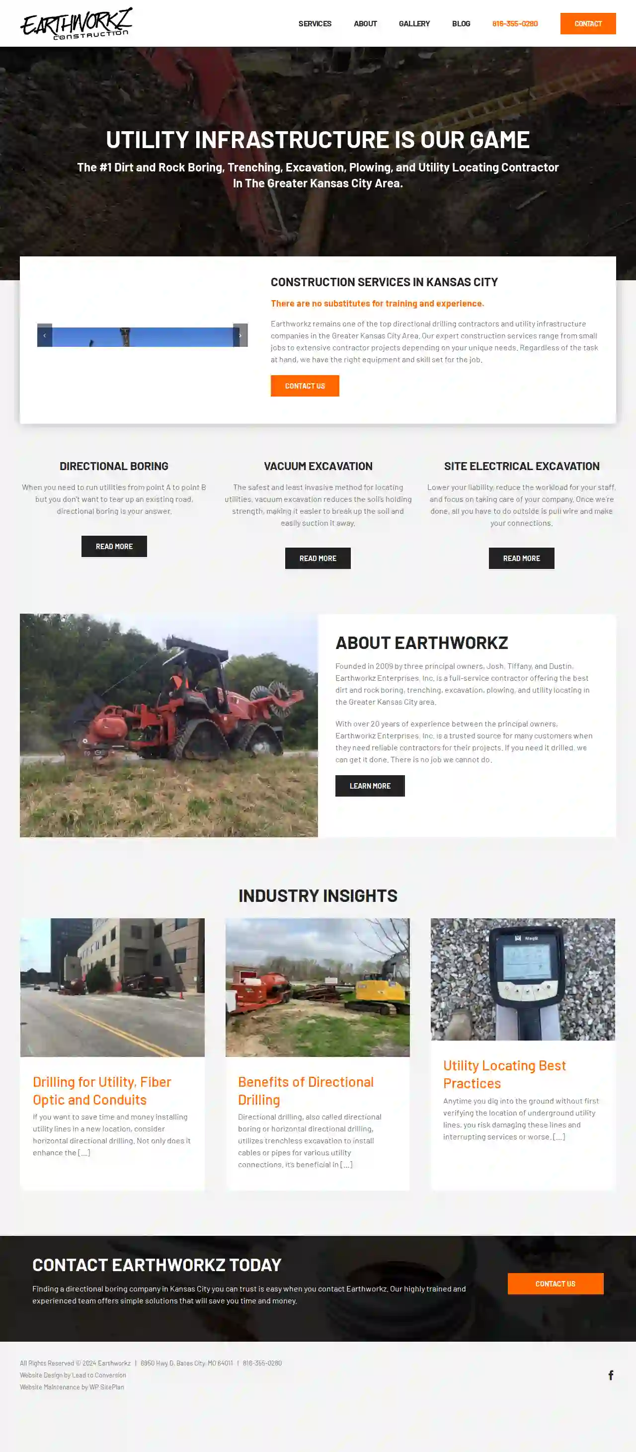 Earthworkz Enterprises | Excavation & Boring Contractor