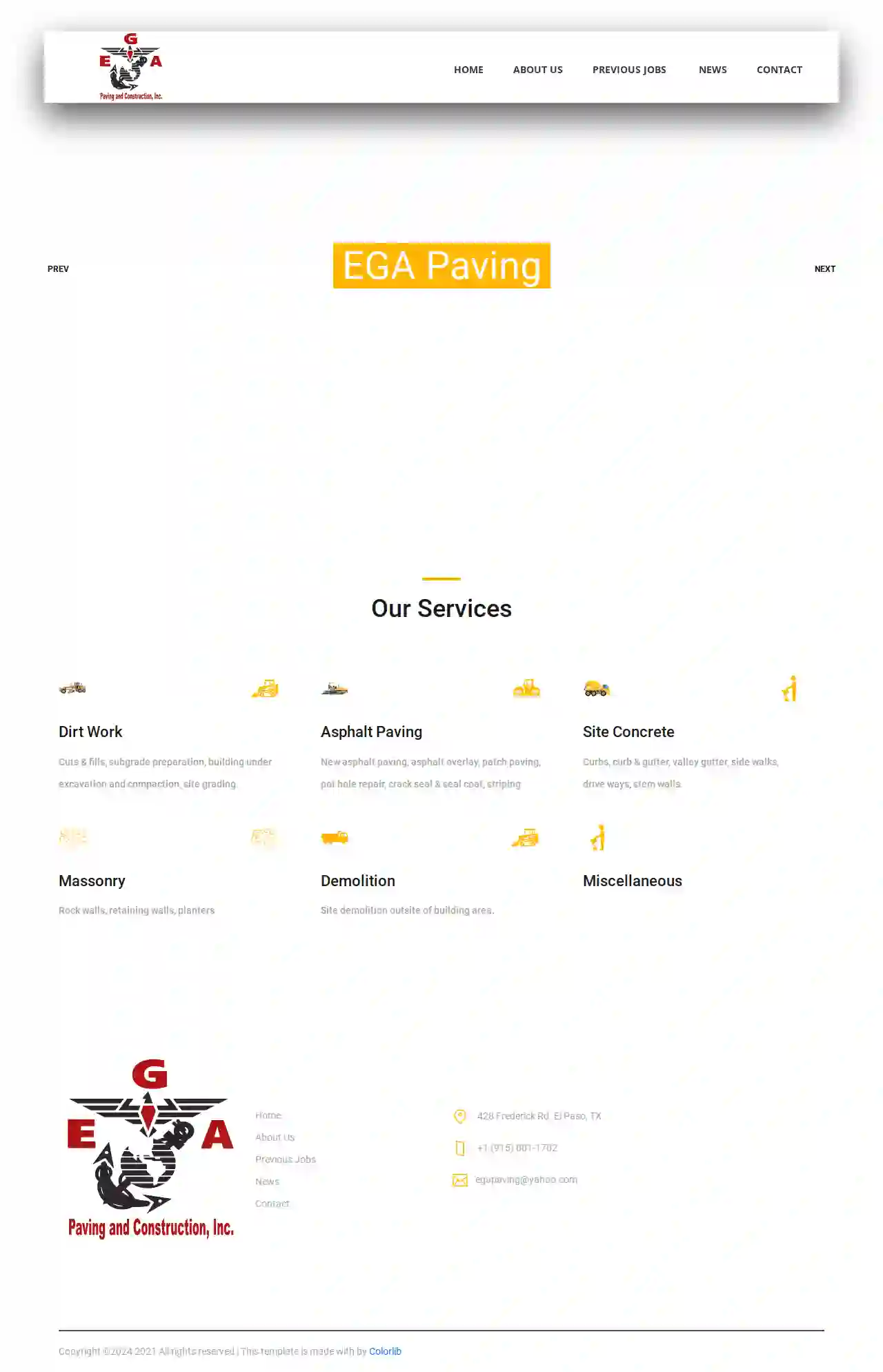 Ega Paving And Construction Inc