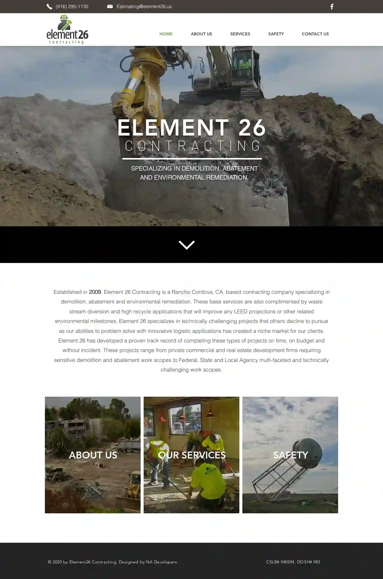 Element 26 Contracting