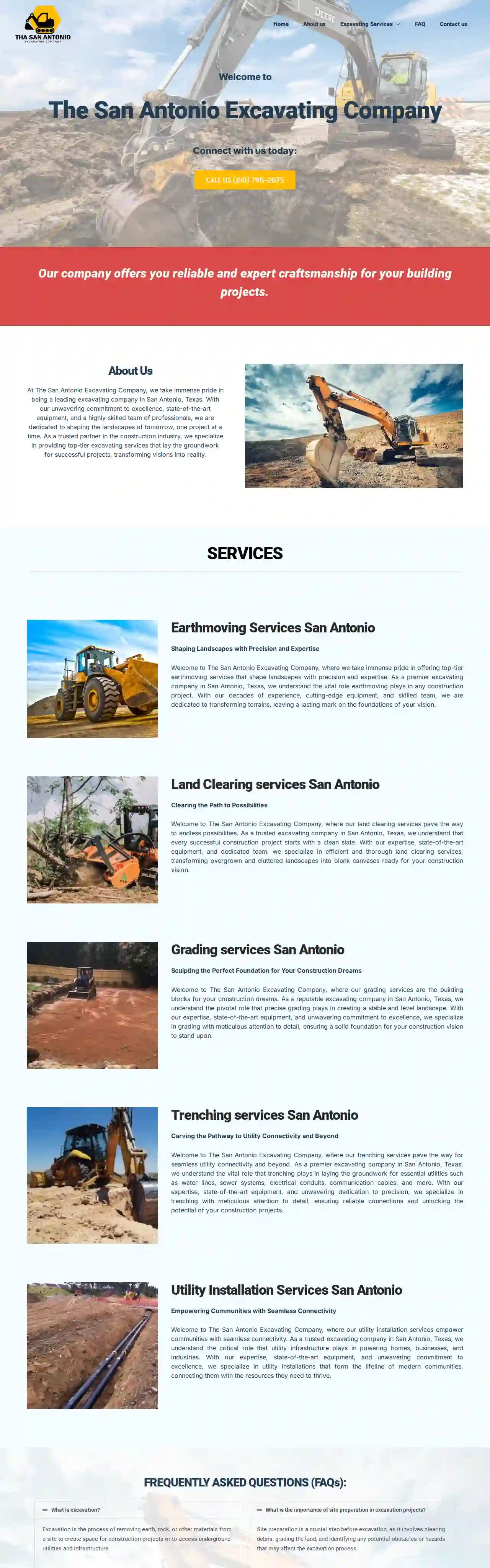 The San Antonio Excavating Company