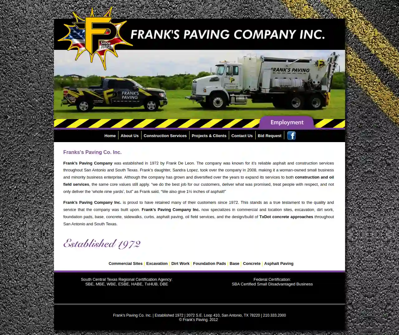 Frank's Paving Co. Inc.