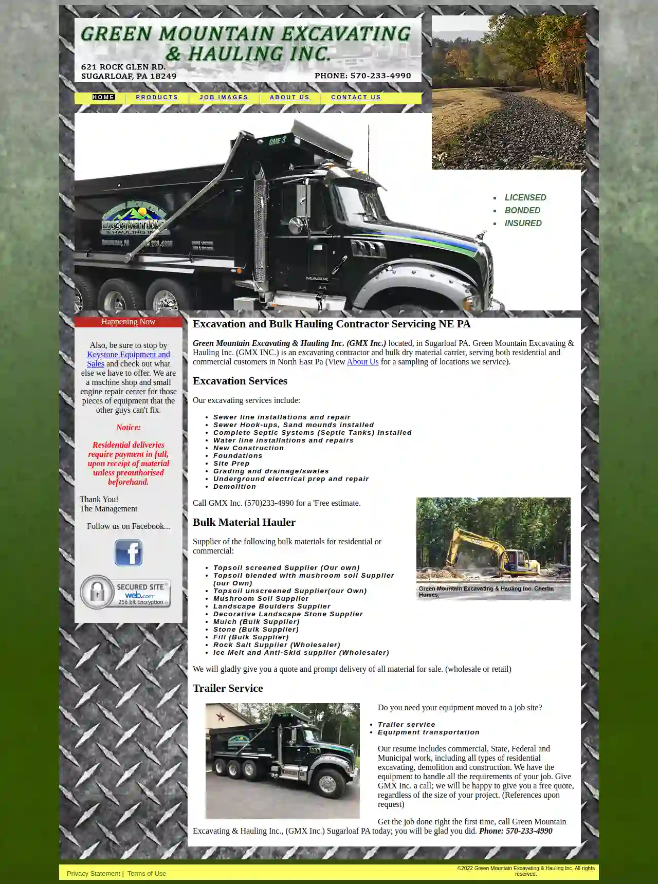 Green Mountain Excavating & Hauling Inc.