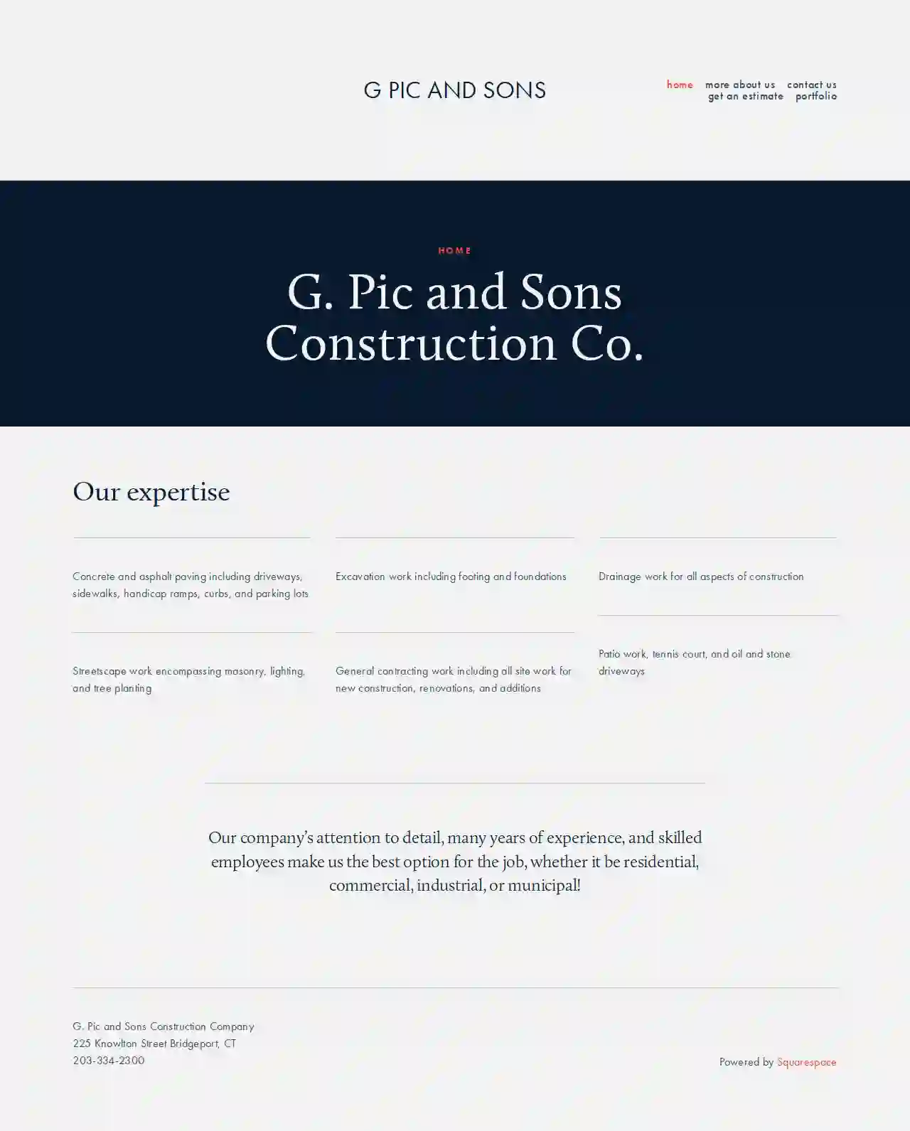 G.Pic & Sons Construction Co