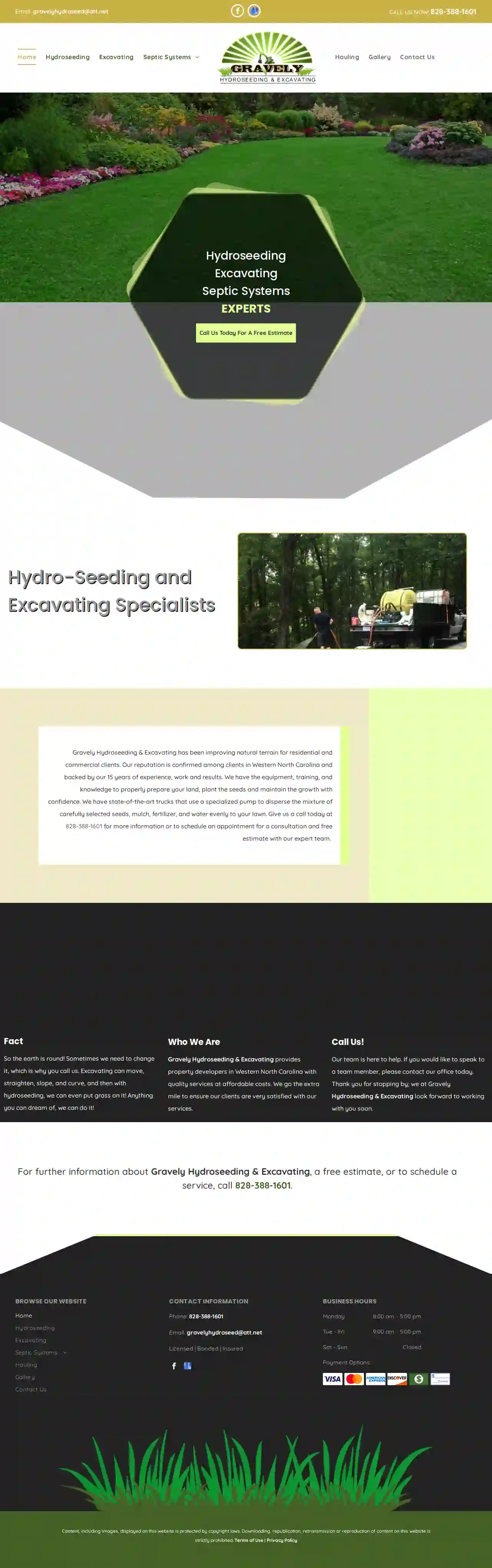 Gravely Hydroseeding Excavating & Septic Systems