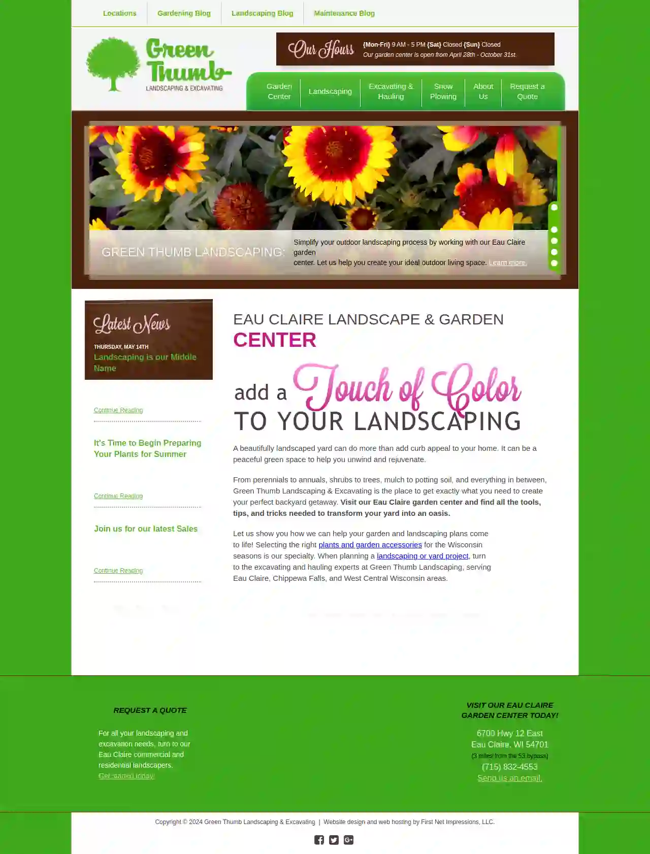 Green Thumb Landscaping & Excavating Inc