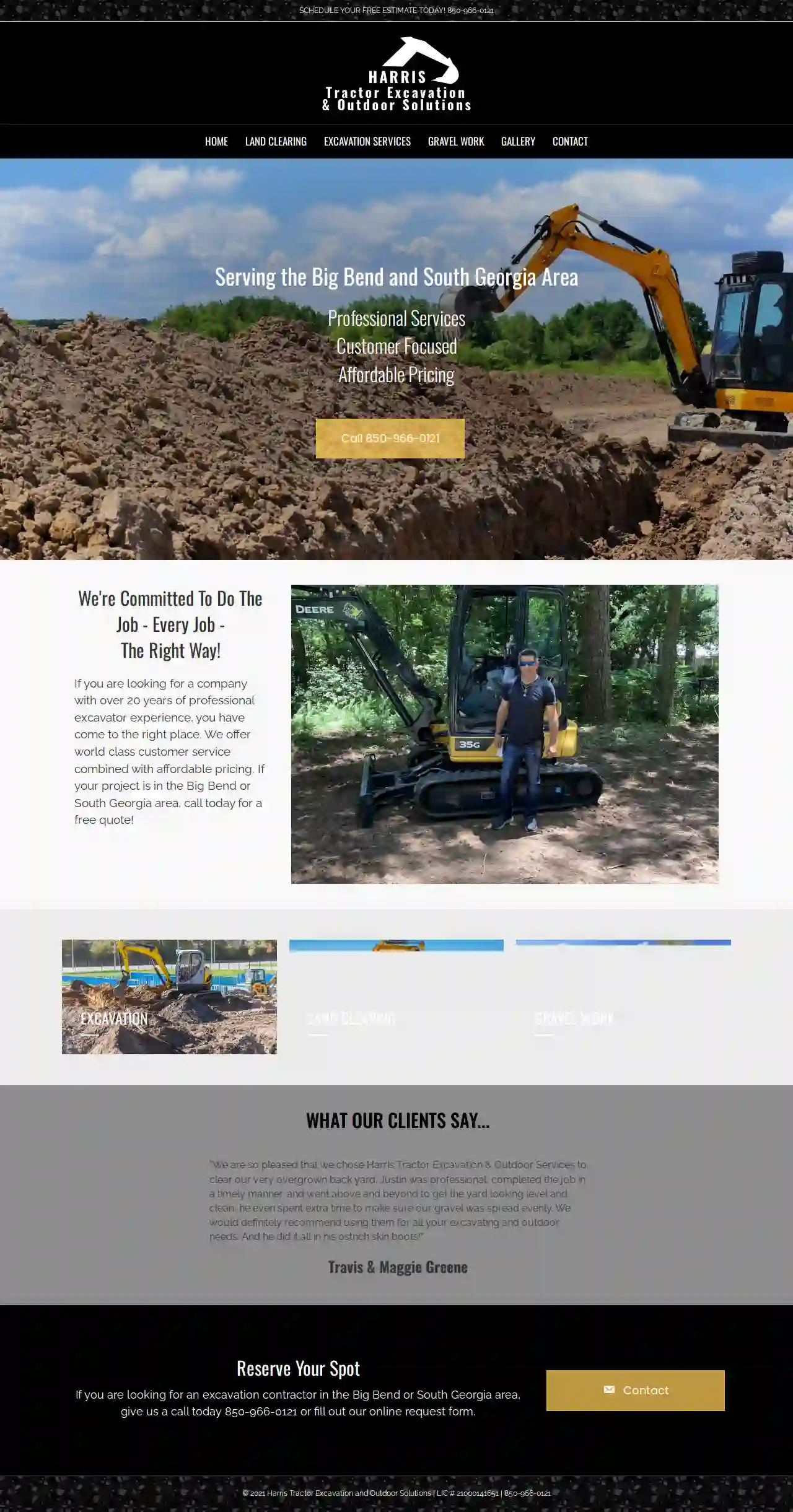 Harris Tractor Excavation and Outdoor Solutions