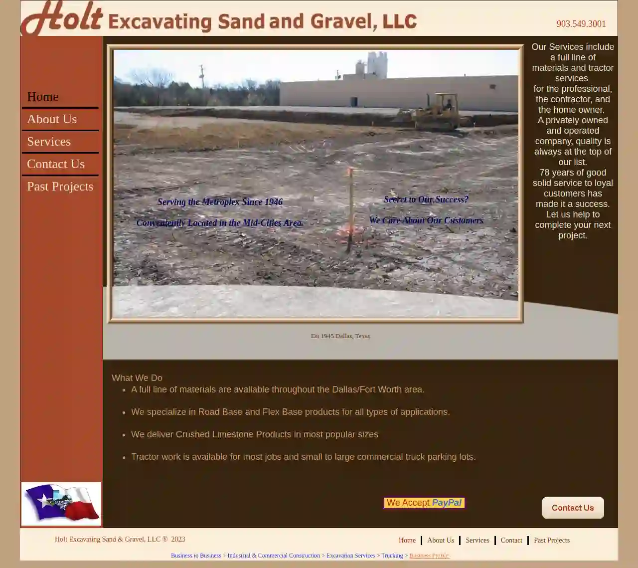 Holt Excavating Sand & Gravel