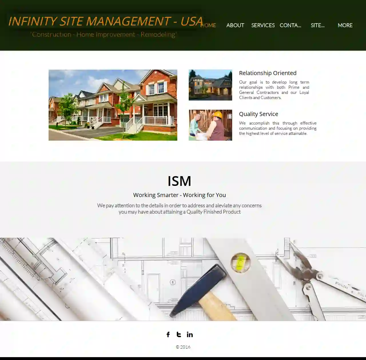 Infinity Site Management