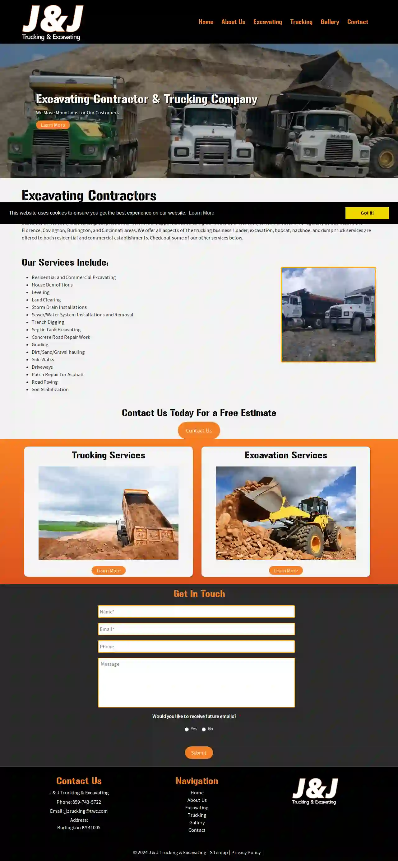 J&J Trucking & Excavation