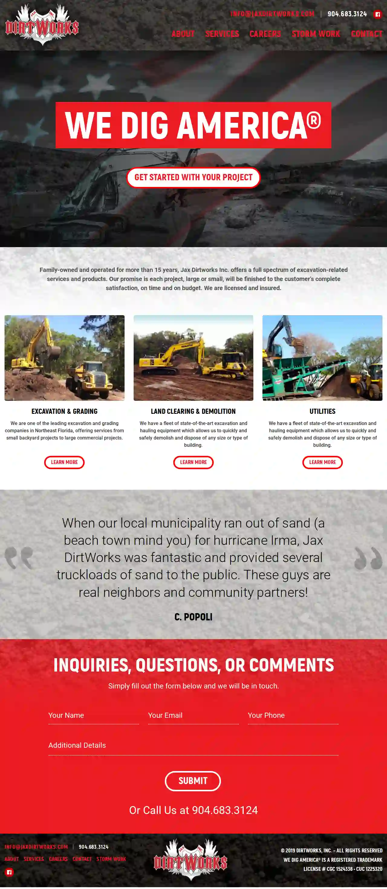 Jax Dirtworks Inc.