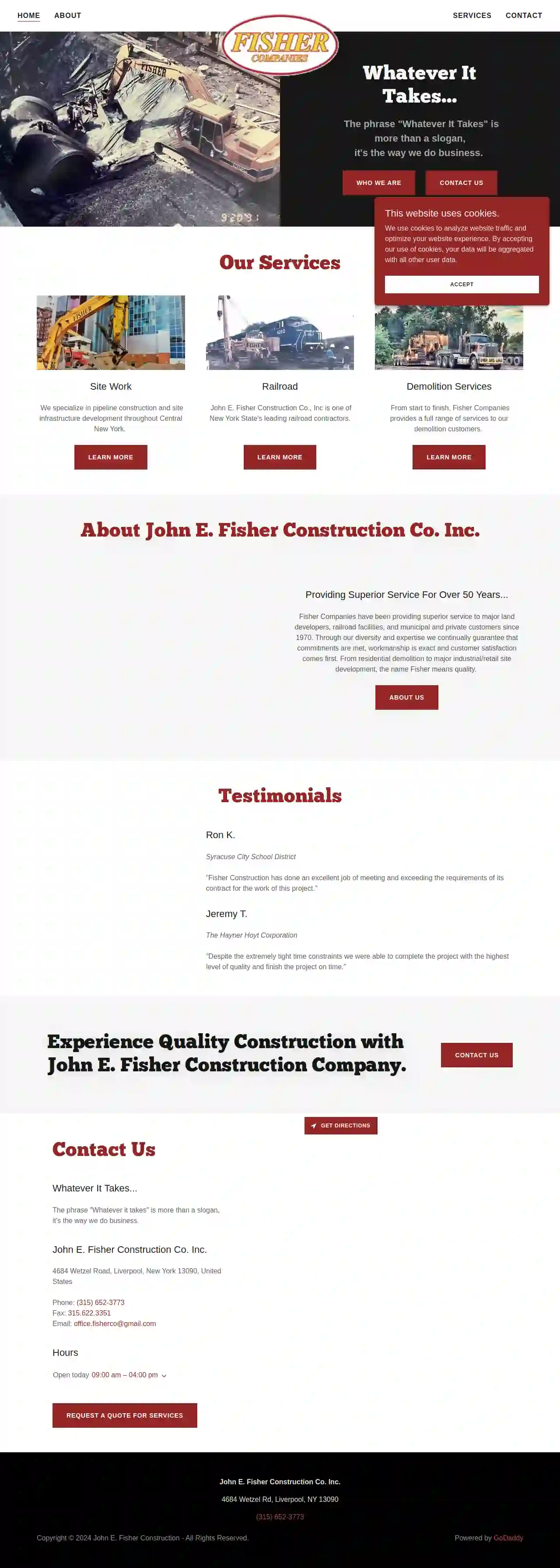 Fisher John E Construction Co Inc