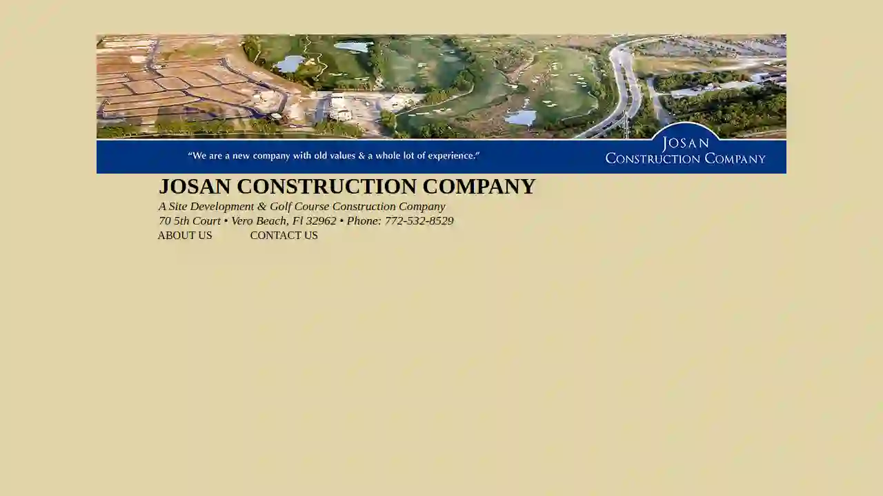 JOSAN CONSTRUCTION COMPANY