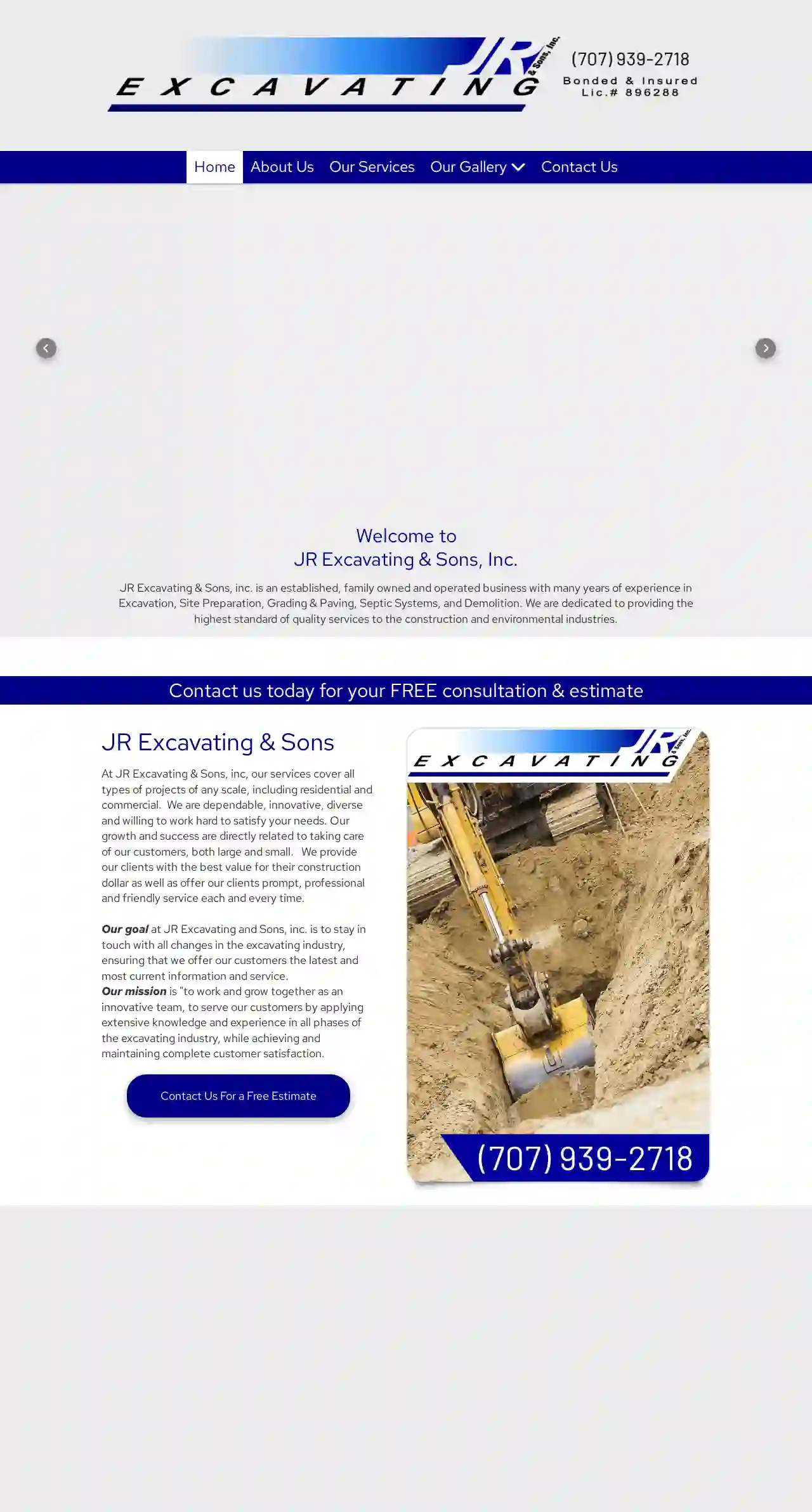 J R Excavating & Sons Inc