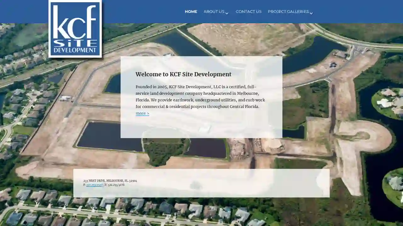 KCF Site Development